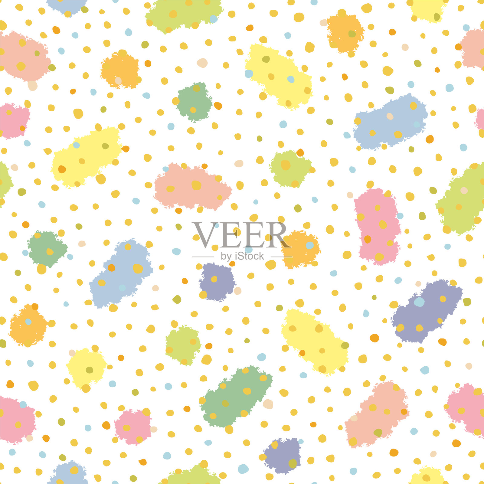 抽象不规则的艺术笔画图案插画图片素材