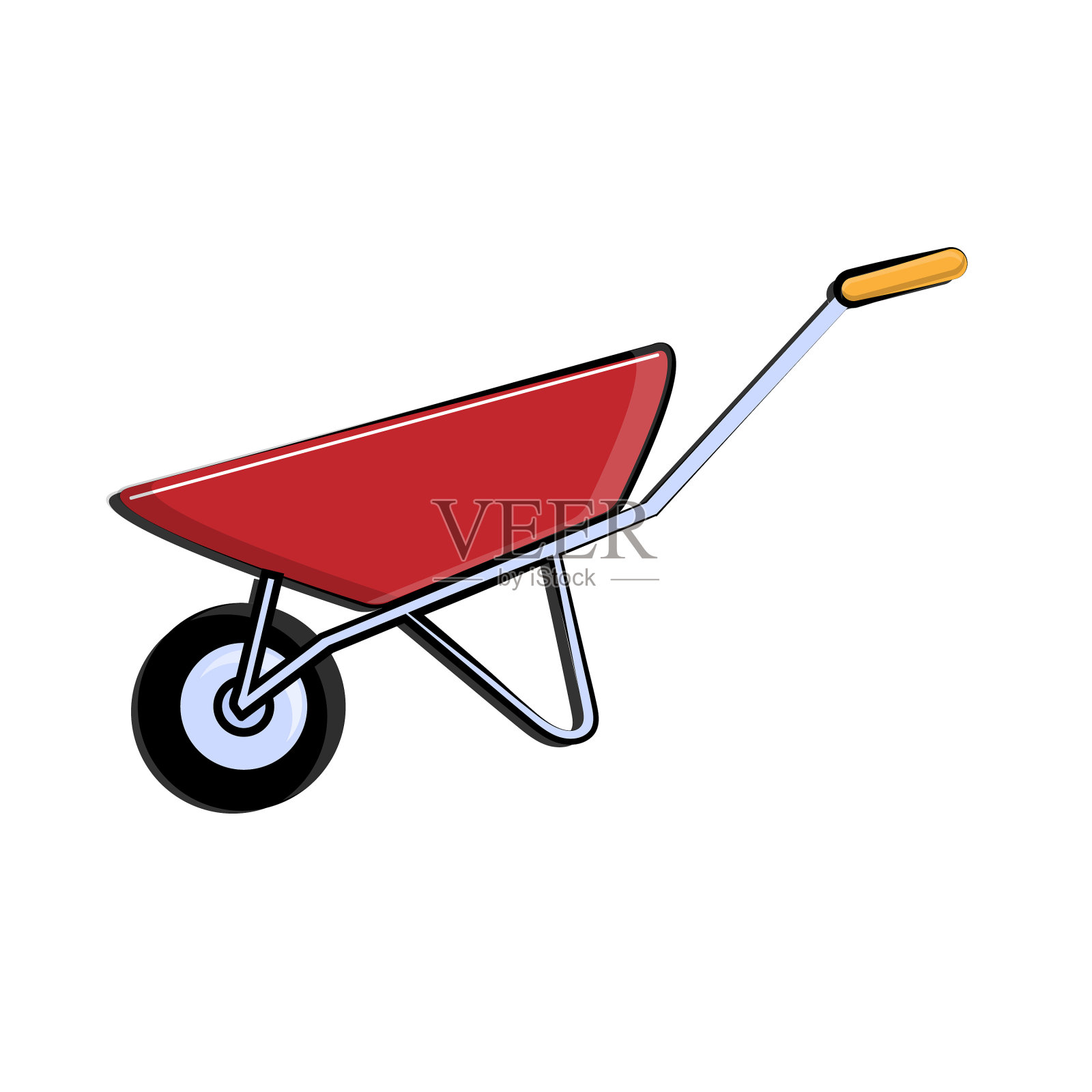 构造红蓝图标单一设计元素图片