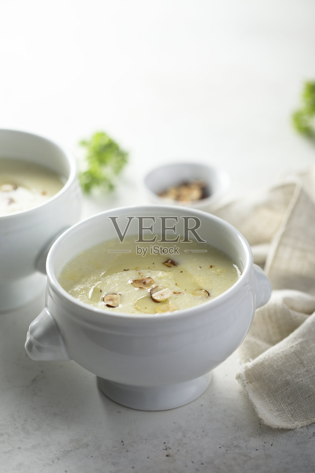 芦笋汤照片摄影图片