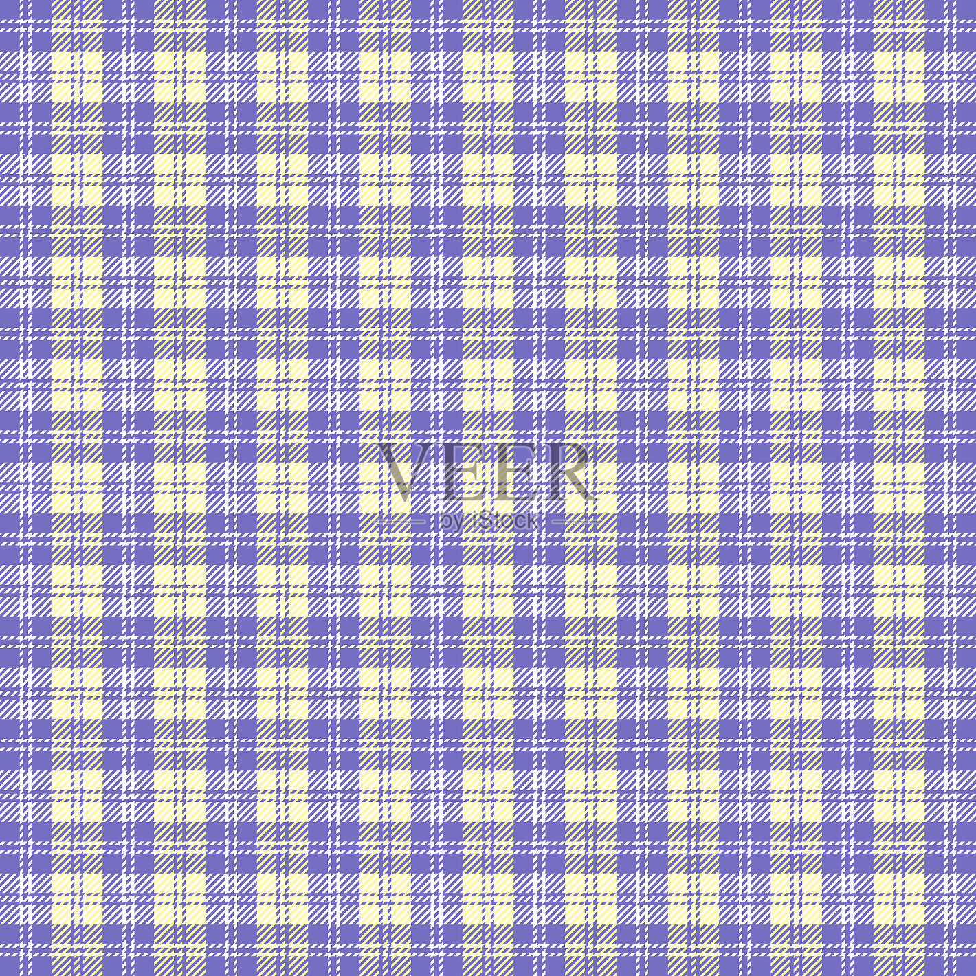 复活节格子格子苏格兰笼插画图片素材