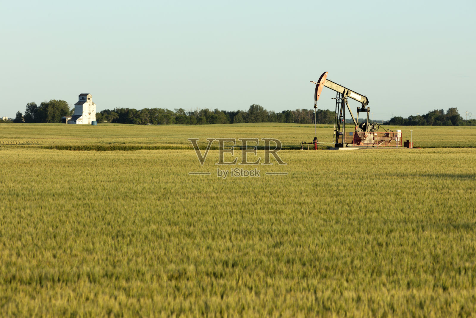 草原油泵杰克加拿大美国照片摄影图片