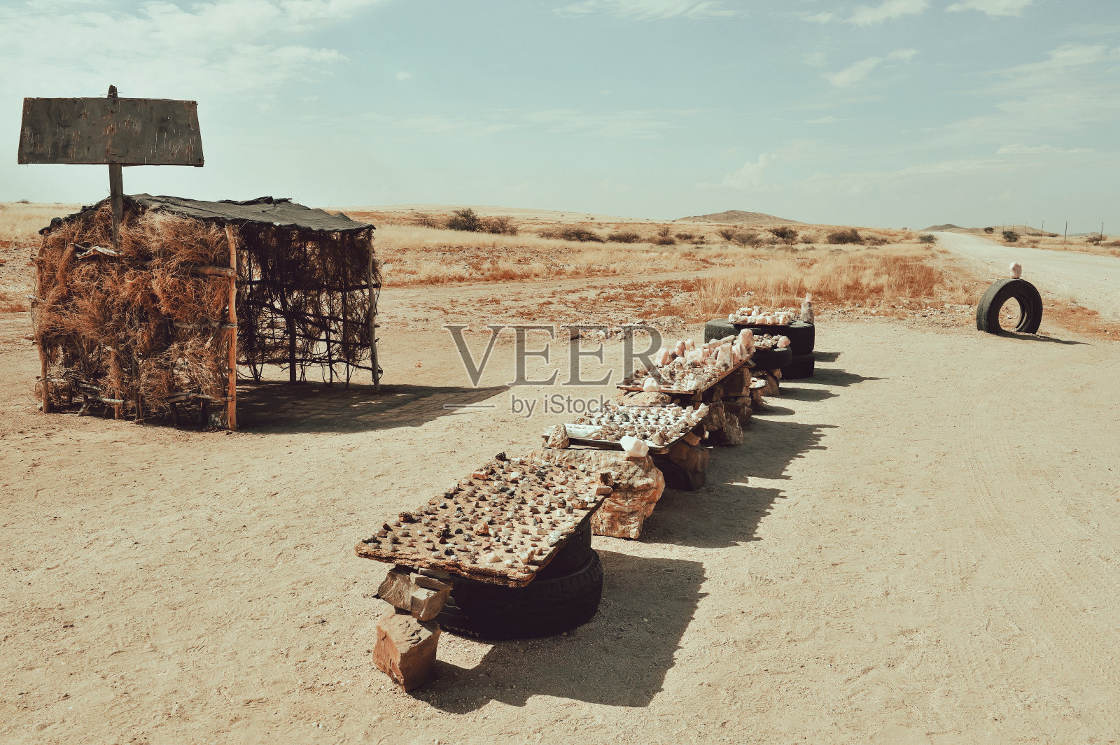 纳米比亚沿路出售宝石照片摄影图片