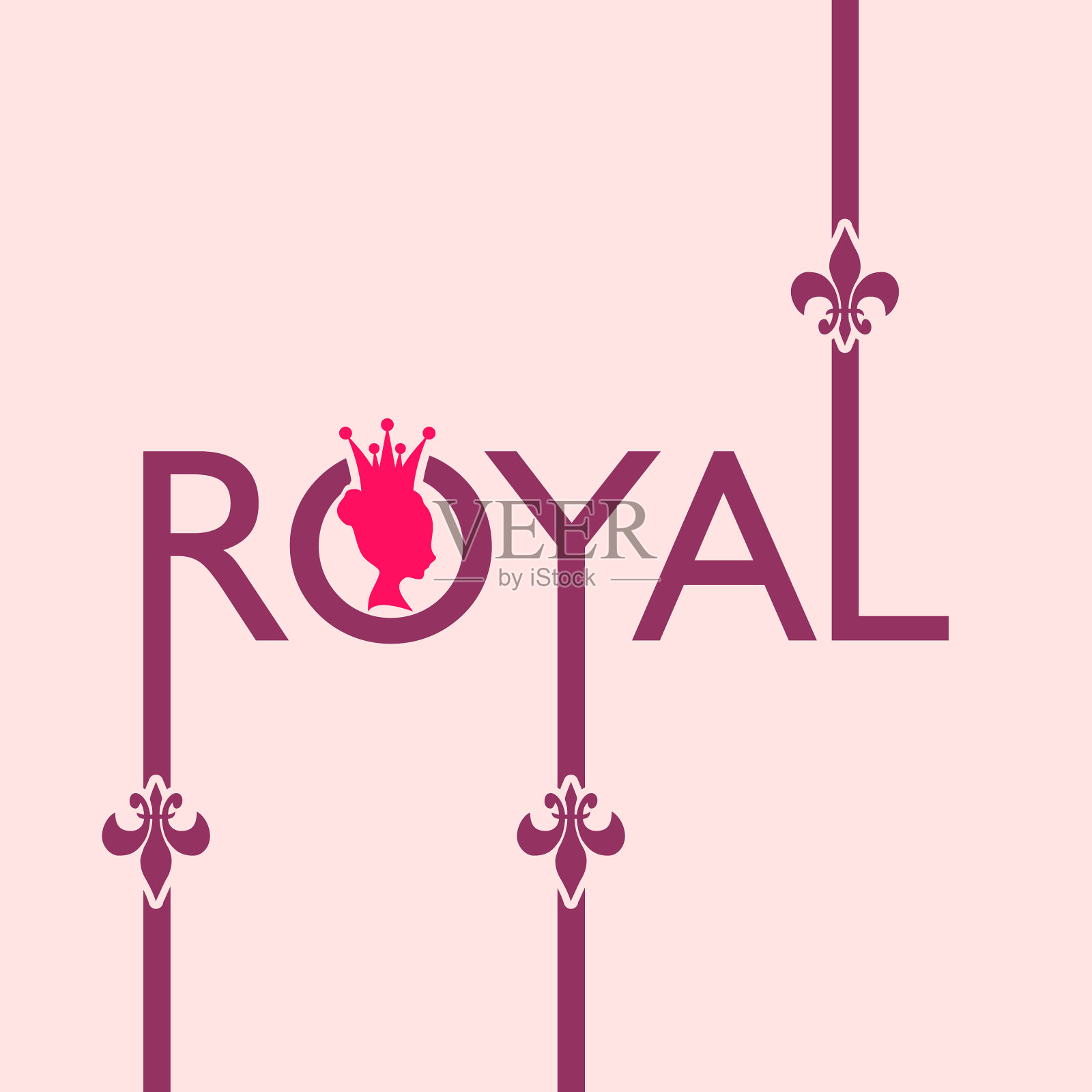 女王的皇家豪华插画图片素材