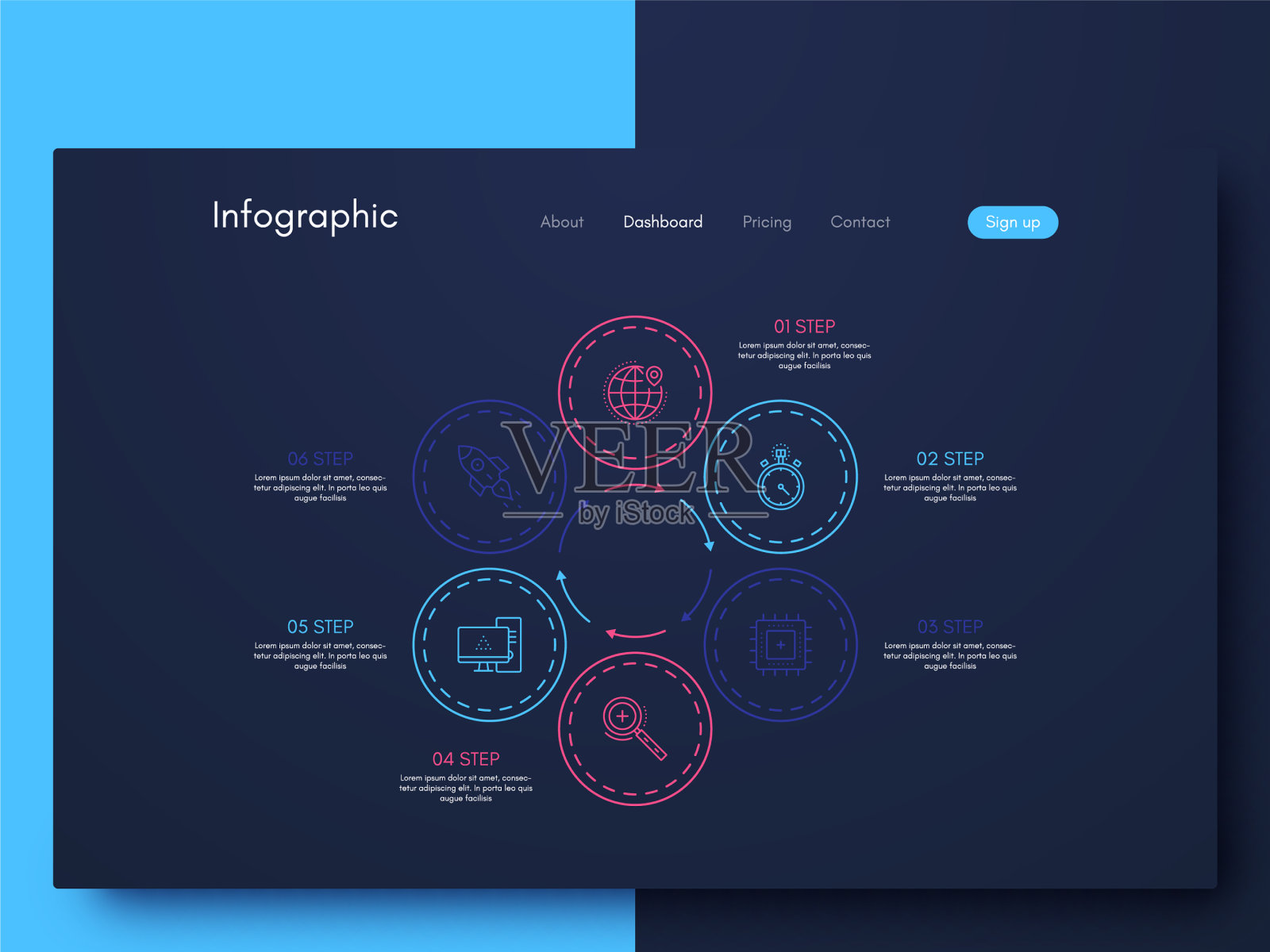 图形信息创建移动图形模板插画图片素材