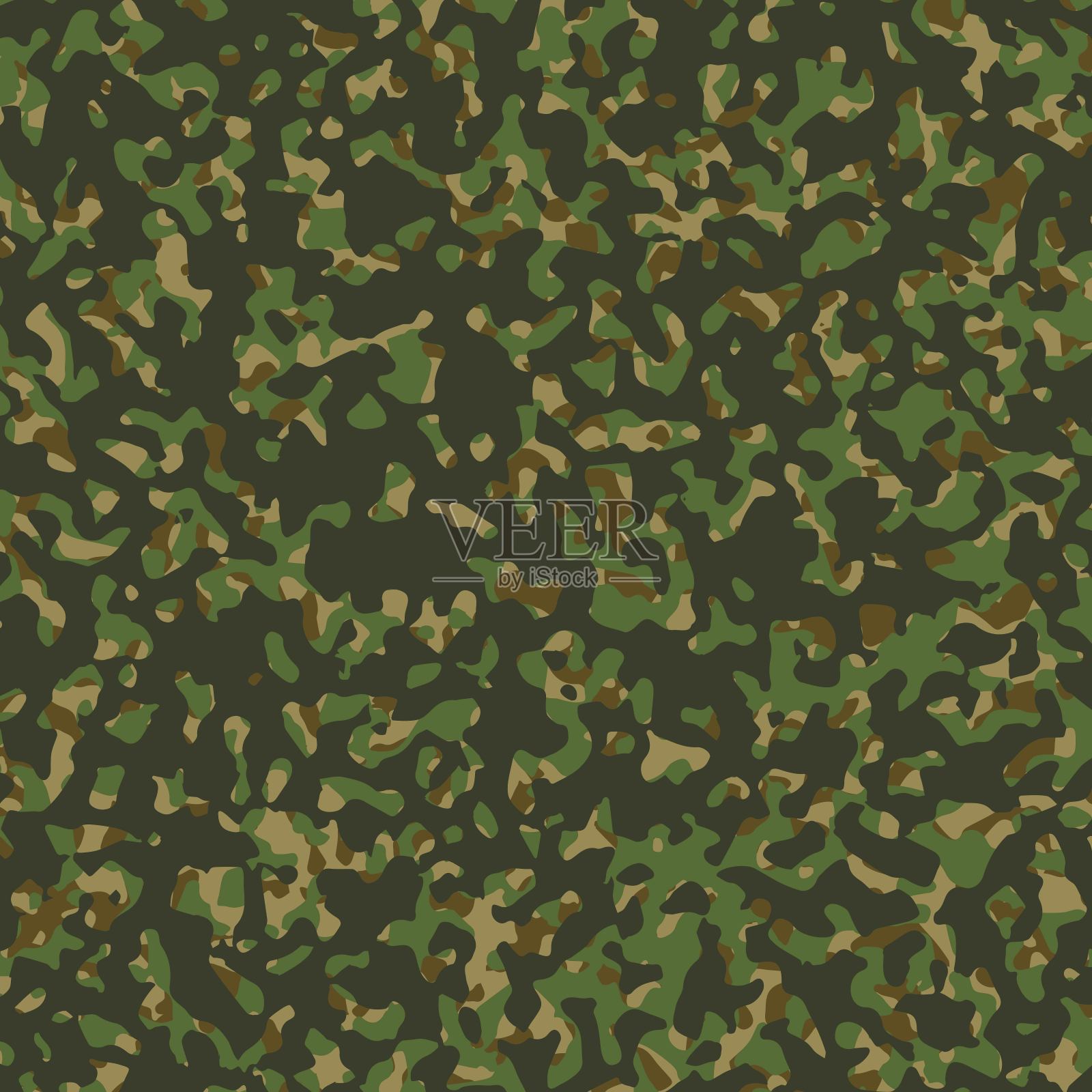 纹理伪装军队重复军队插画图片素材