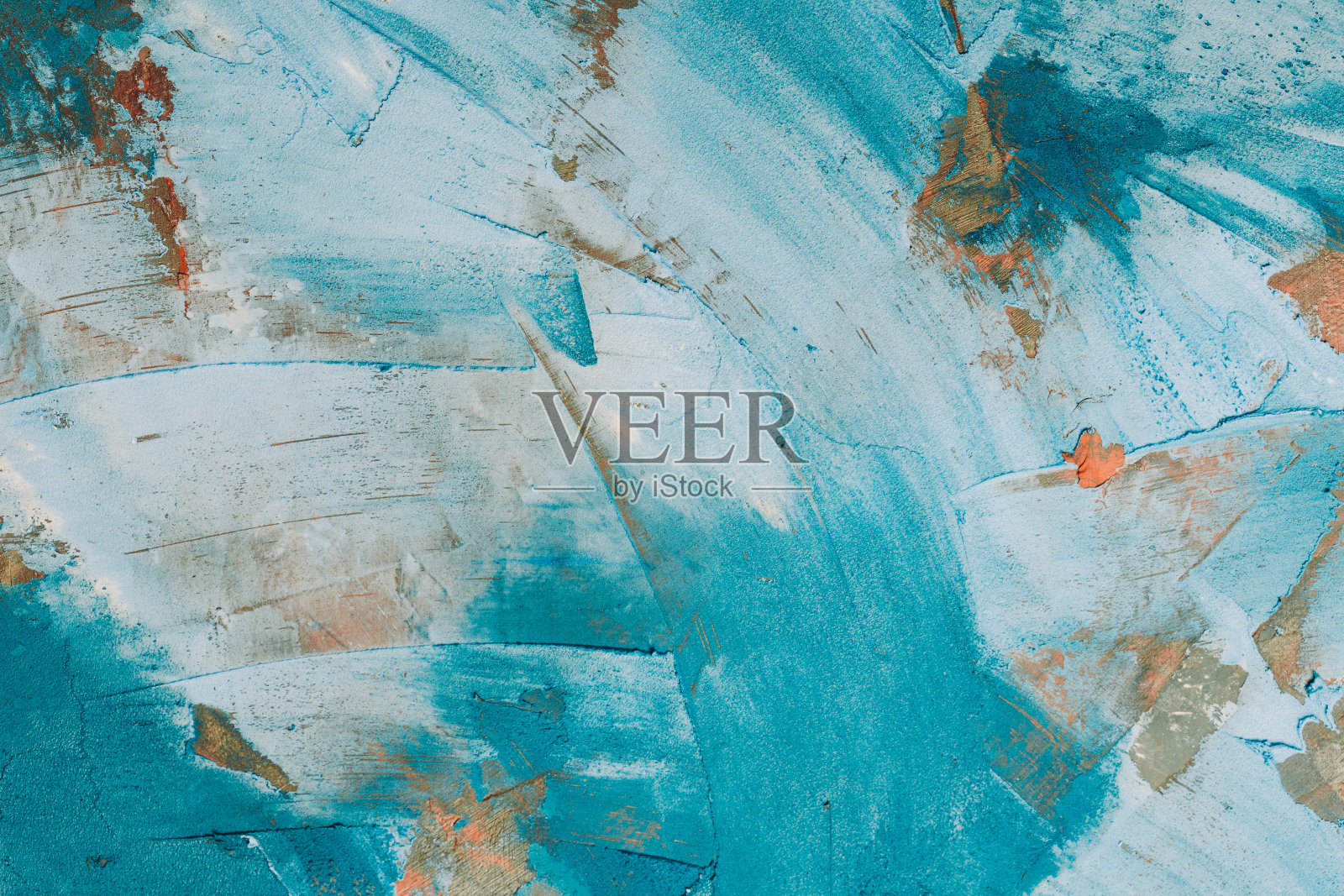 混乱的绘画笔触背景。新鲜的石膏照片摄影图片