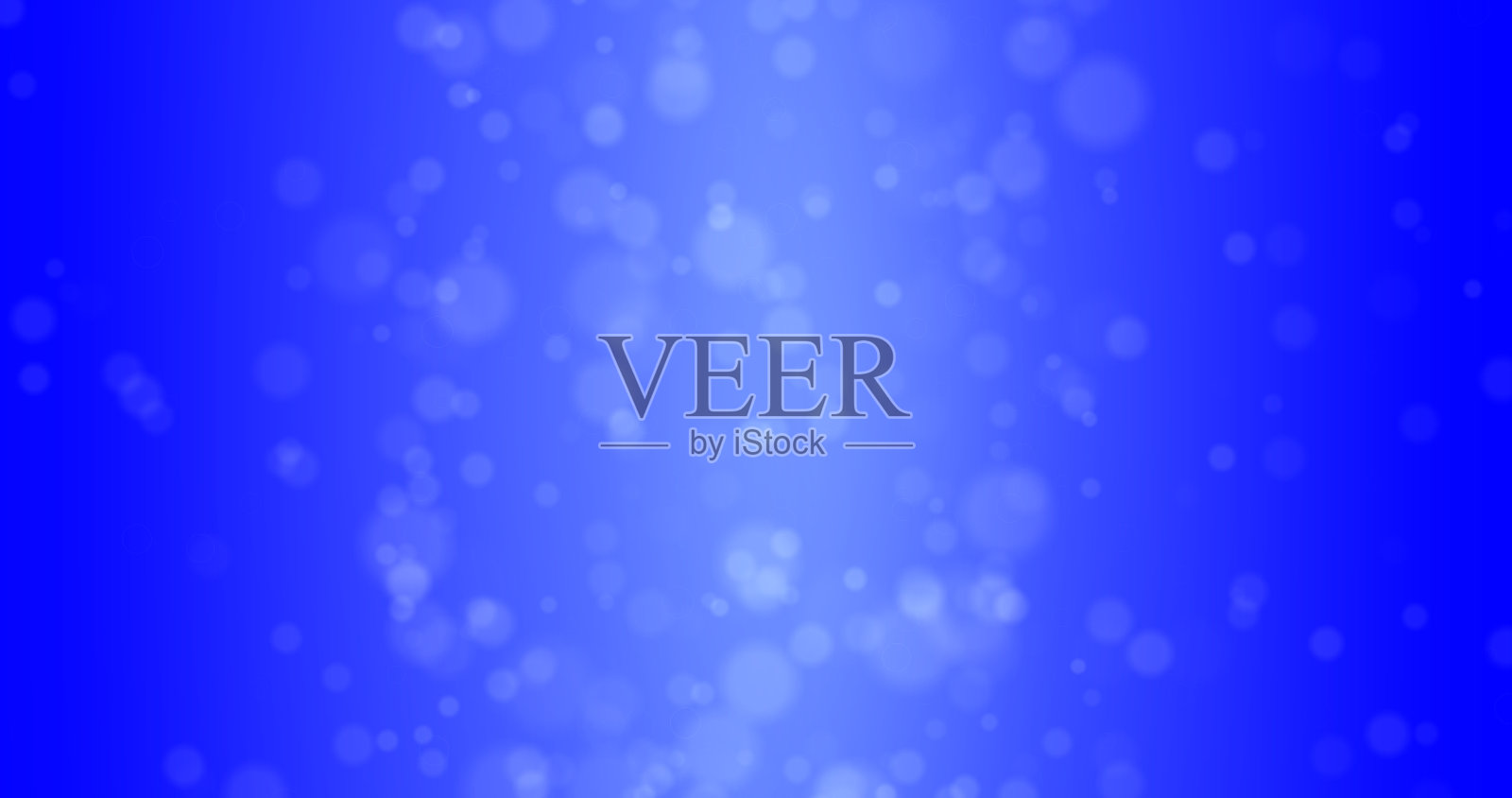 背景纯蓝色和随机垂直气泡在浅蓝色。照片摄影图片