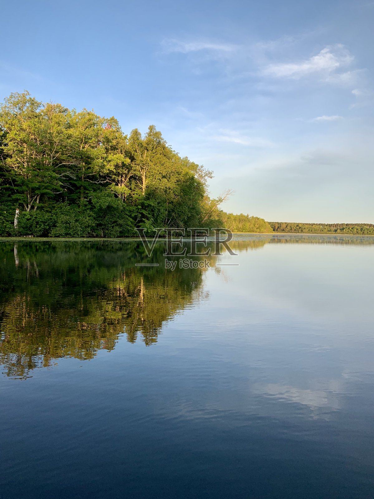 湖上的早晨照片摄影图片