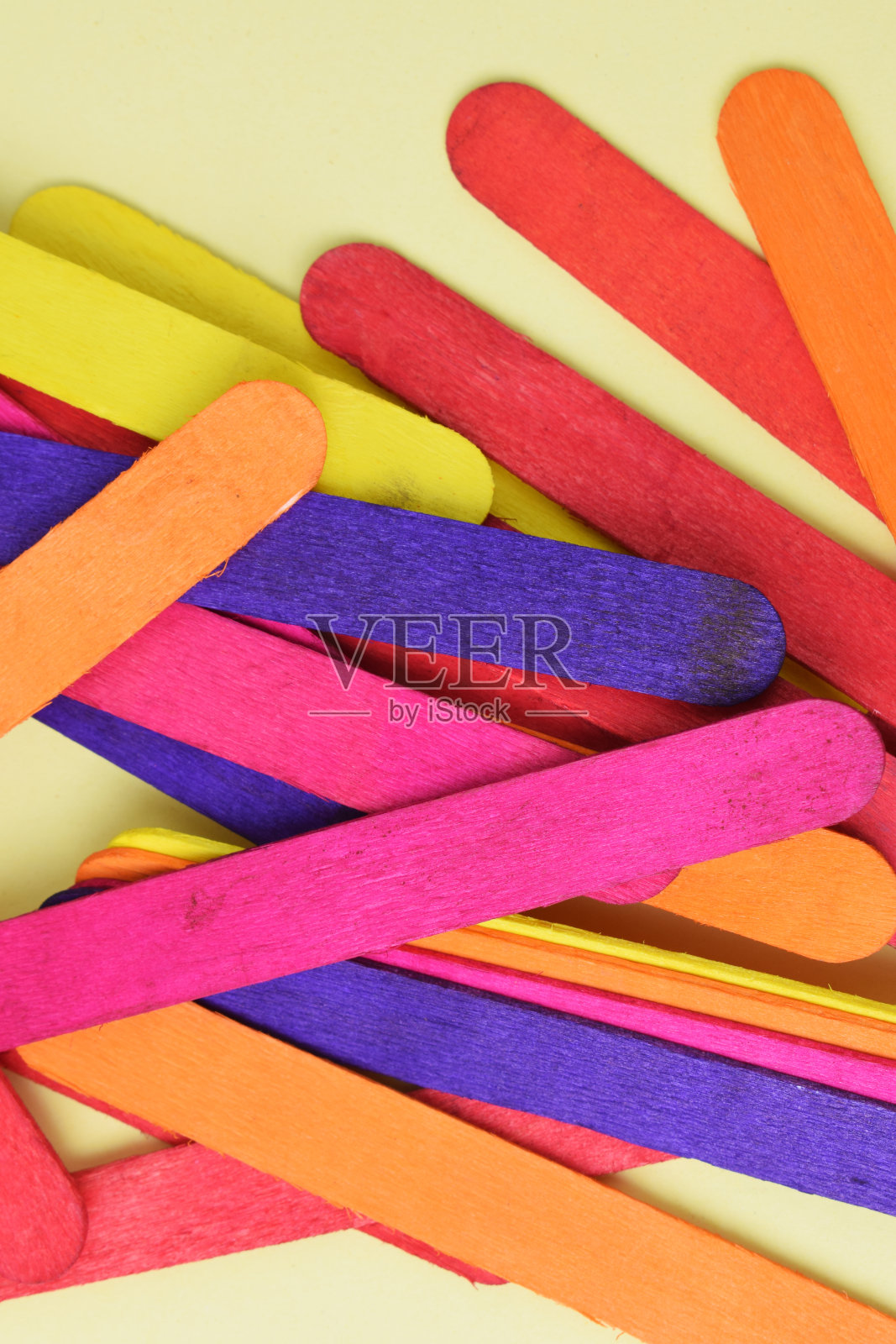 彩色冰淇淋棒的抽象照片摄影图片