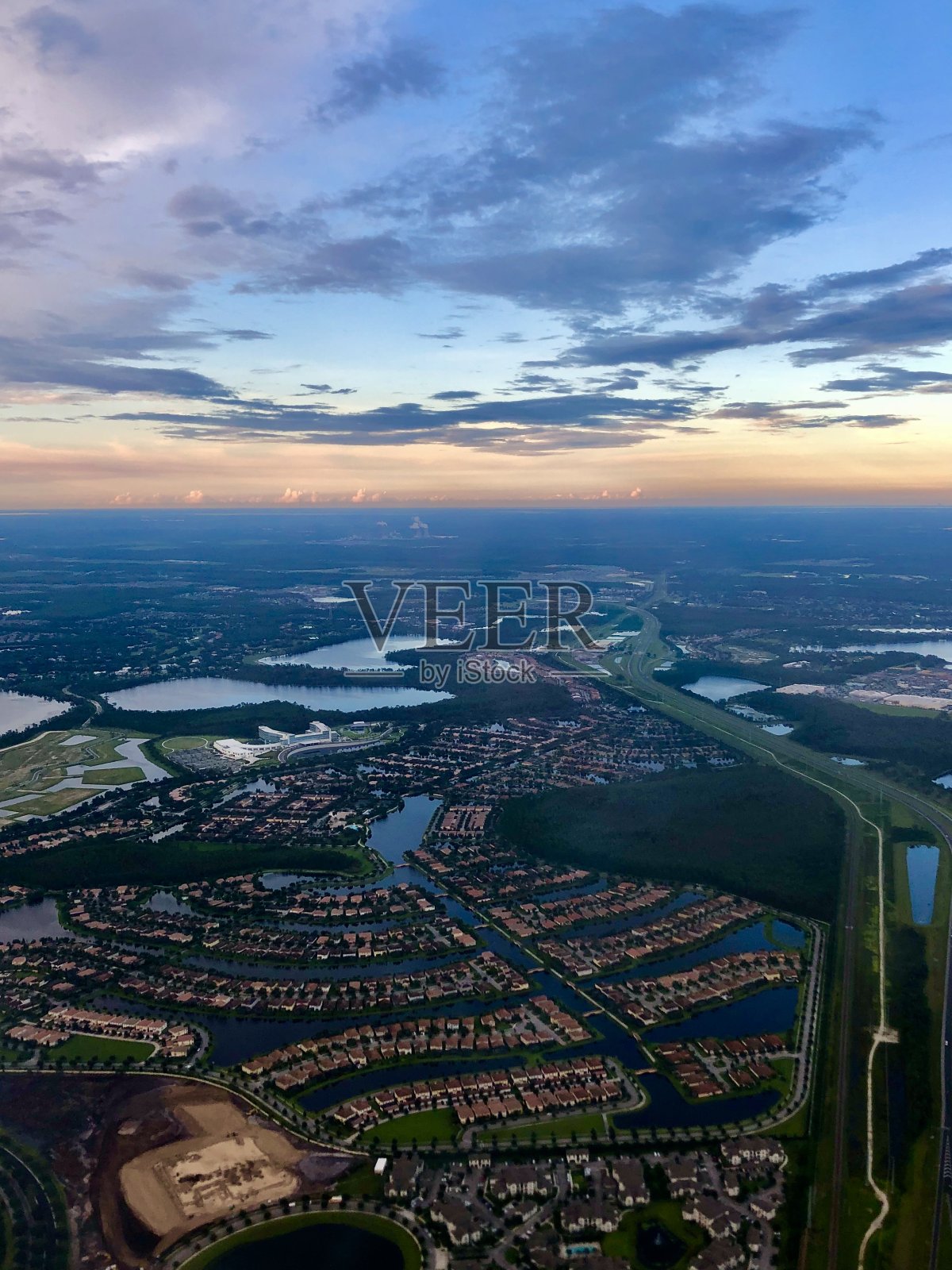 奥兰多从上面照片摄影图片