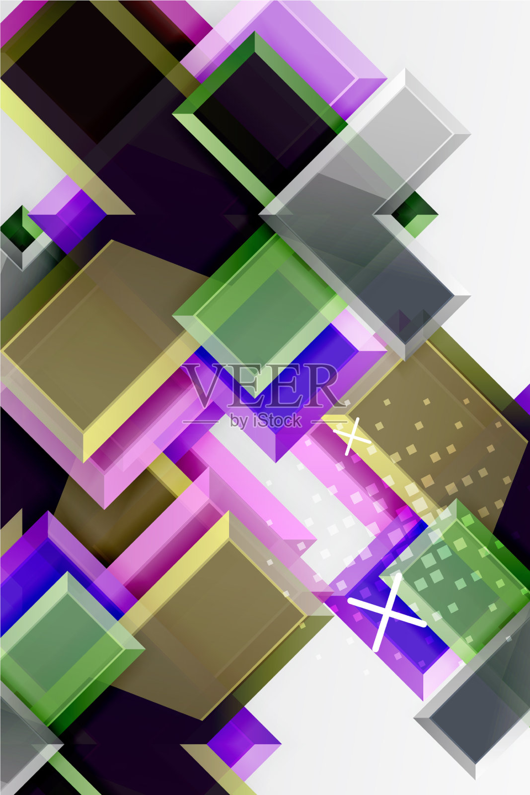 金属箭头形状的背景抽象几何插画图片素材