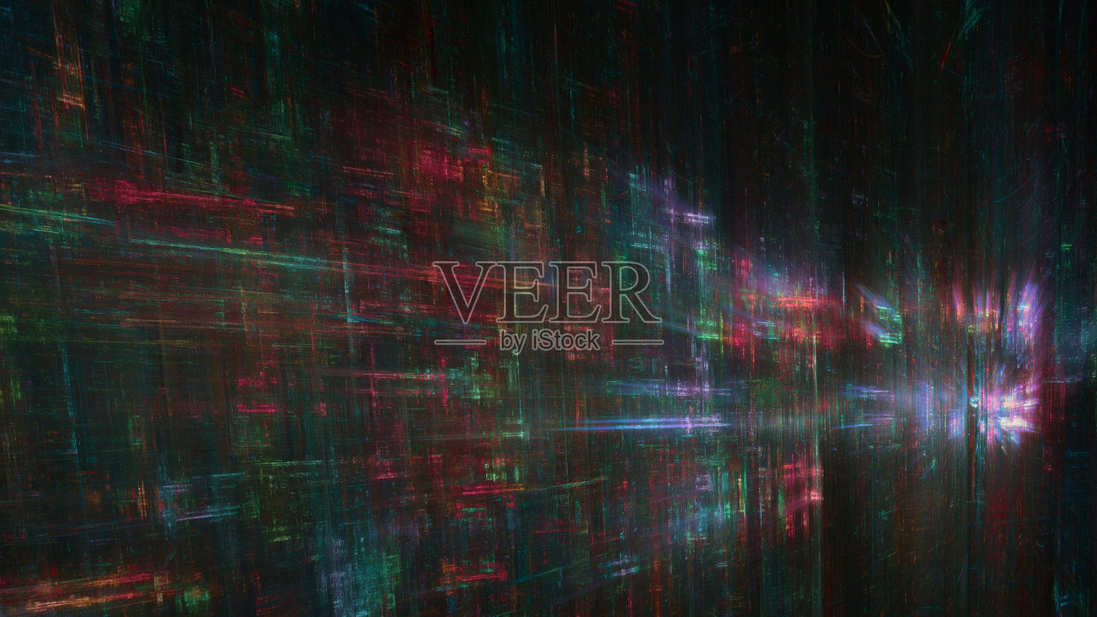 现代城市，抽象的未来主义城市插图照片摄影图片