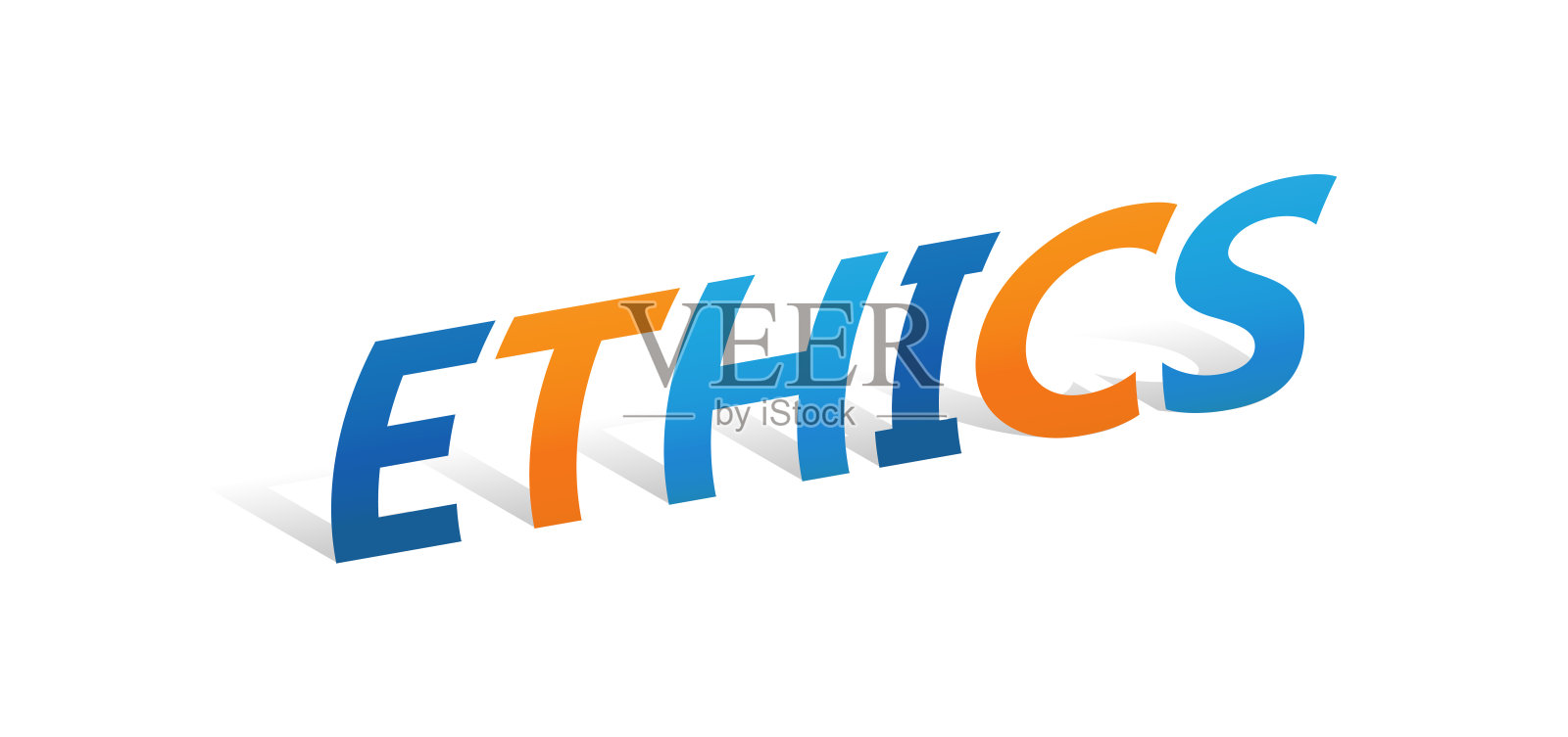 伦理彩色印刷横幅插画图片素材