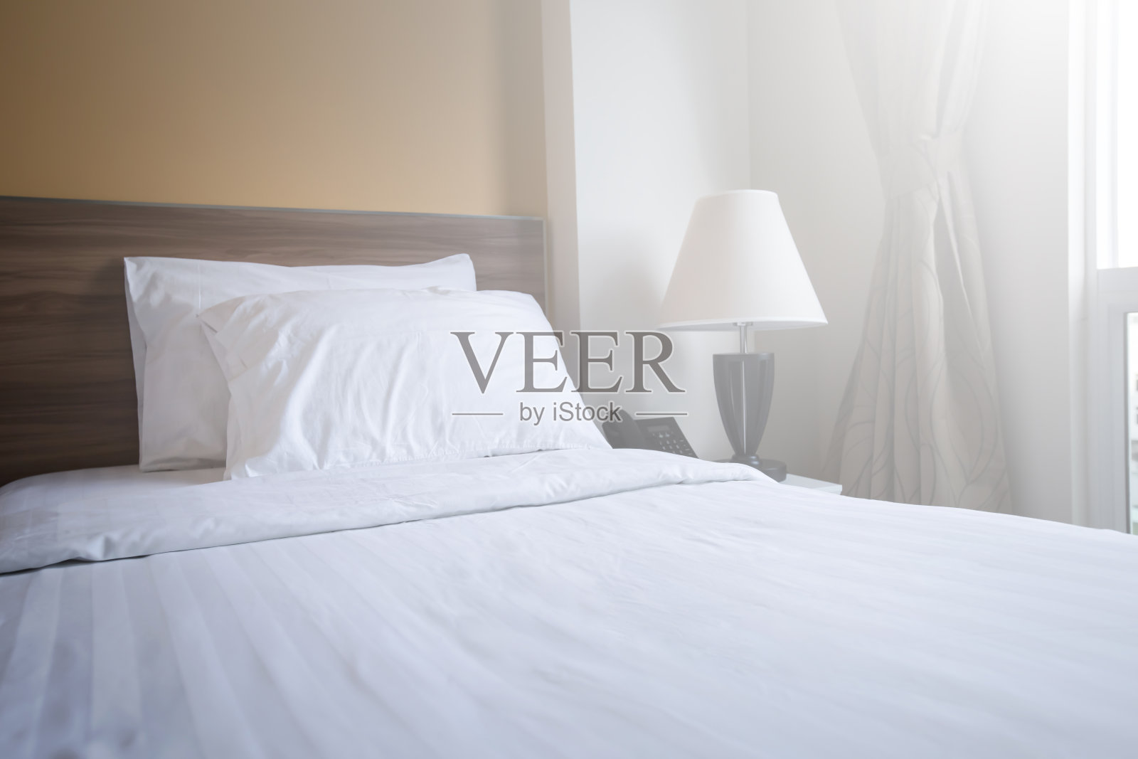 酒店卧室室内照片摄影图片