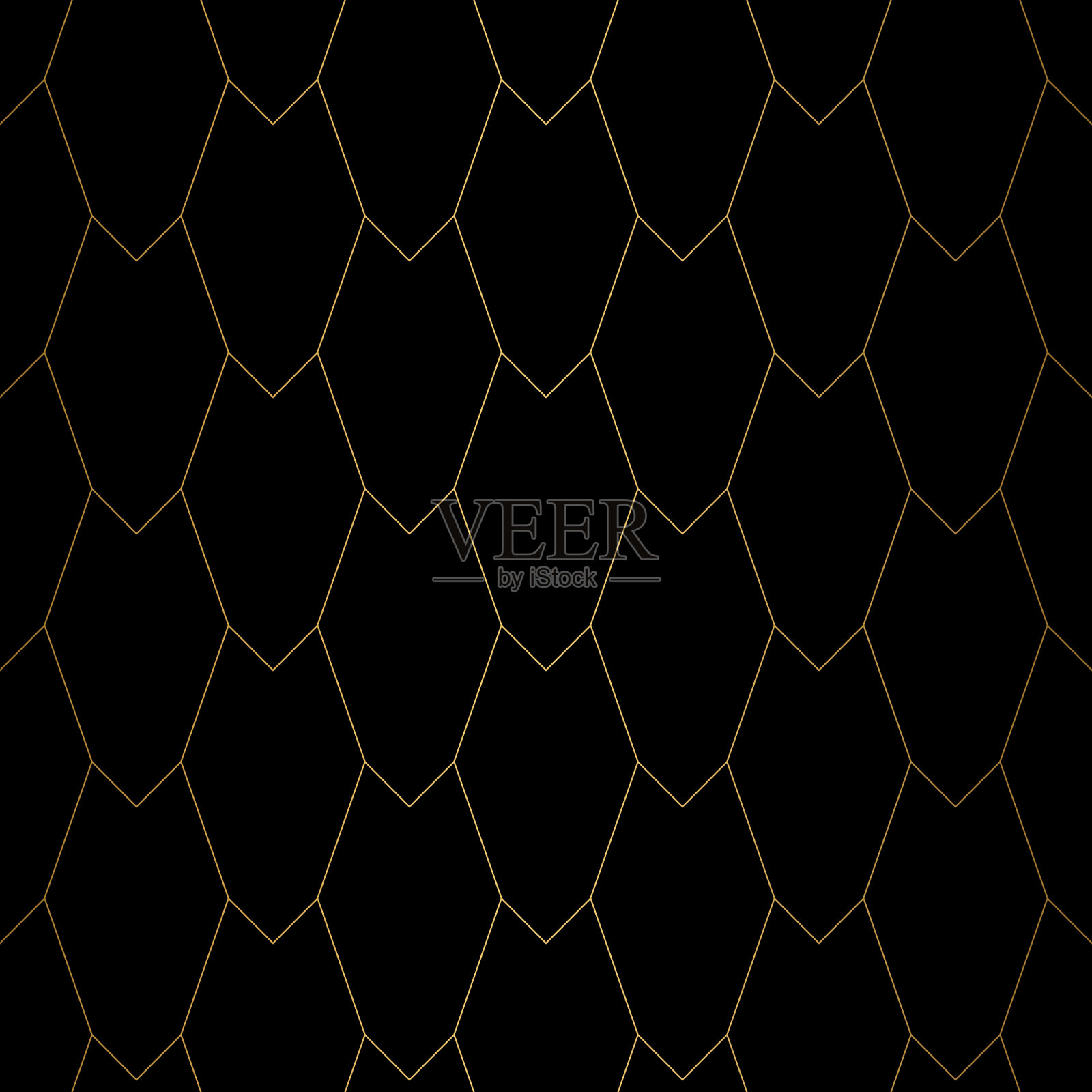 艺术装饰图案无缝白色和金色插画图片素材