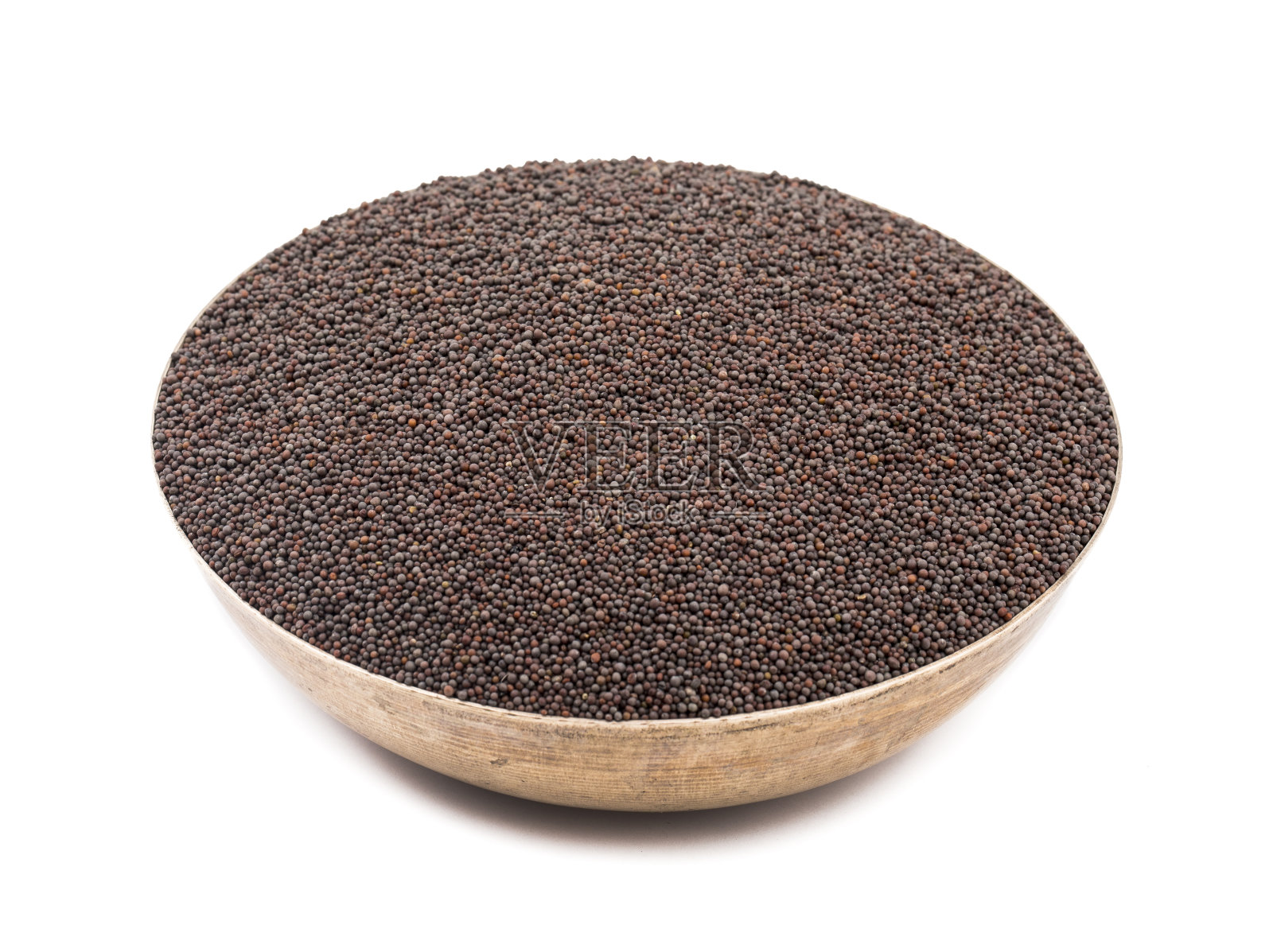 褐色芥末种子照片摄影图片