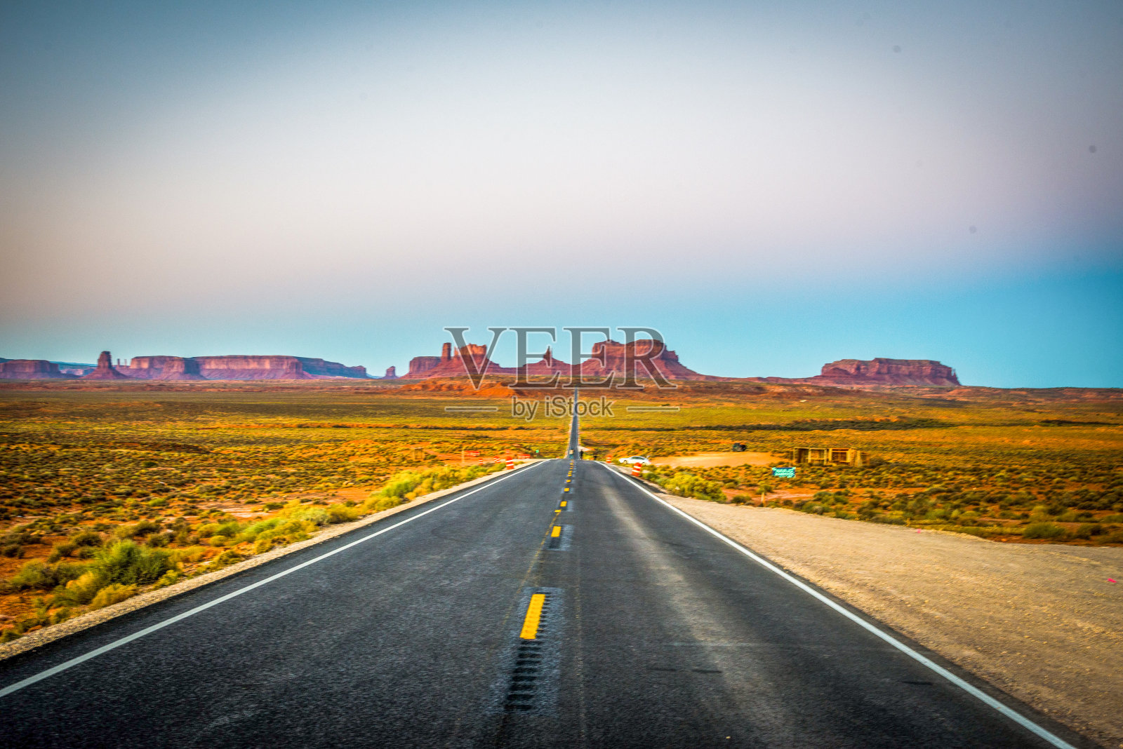风景优美的沙漠景观照片摄影图片