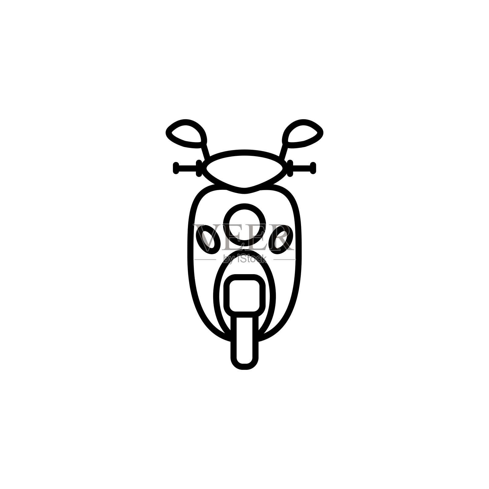 摩托车图标符号模板向量图标素材