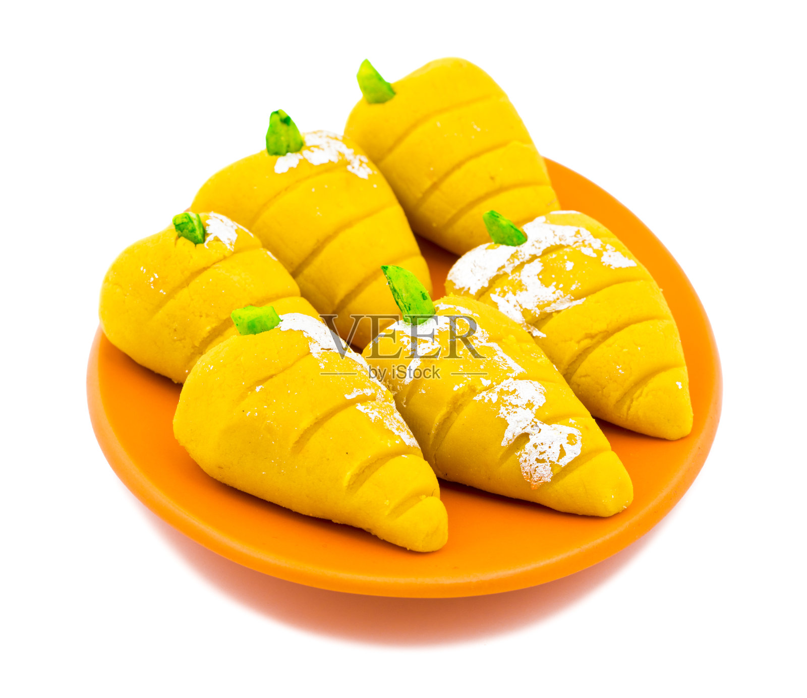 印度甜食芒果Mawa Pedha或Peda照片摄影图片