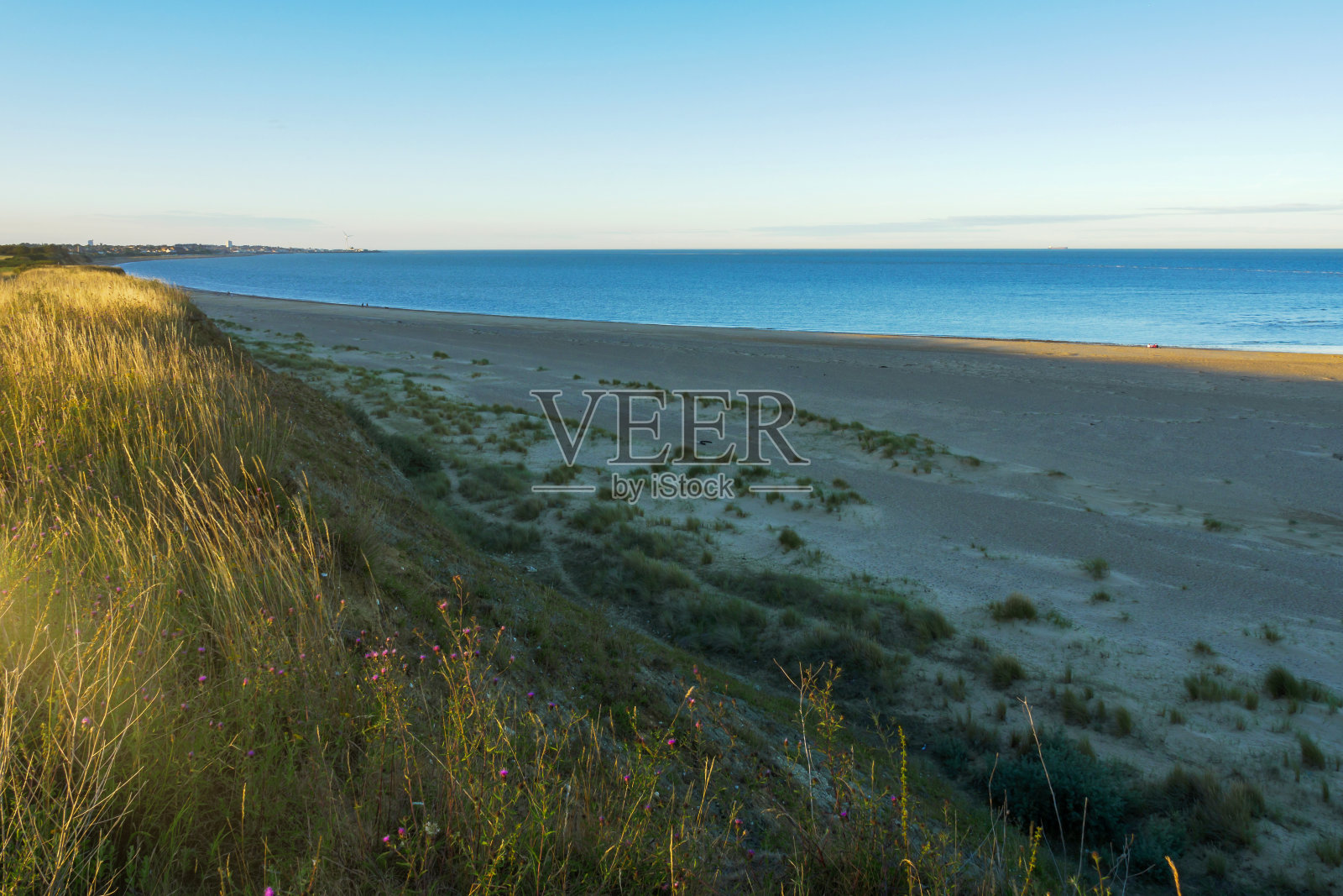 洛斯特夫特萨福克的海滩和沙丘照片摄影图片