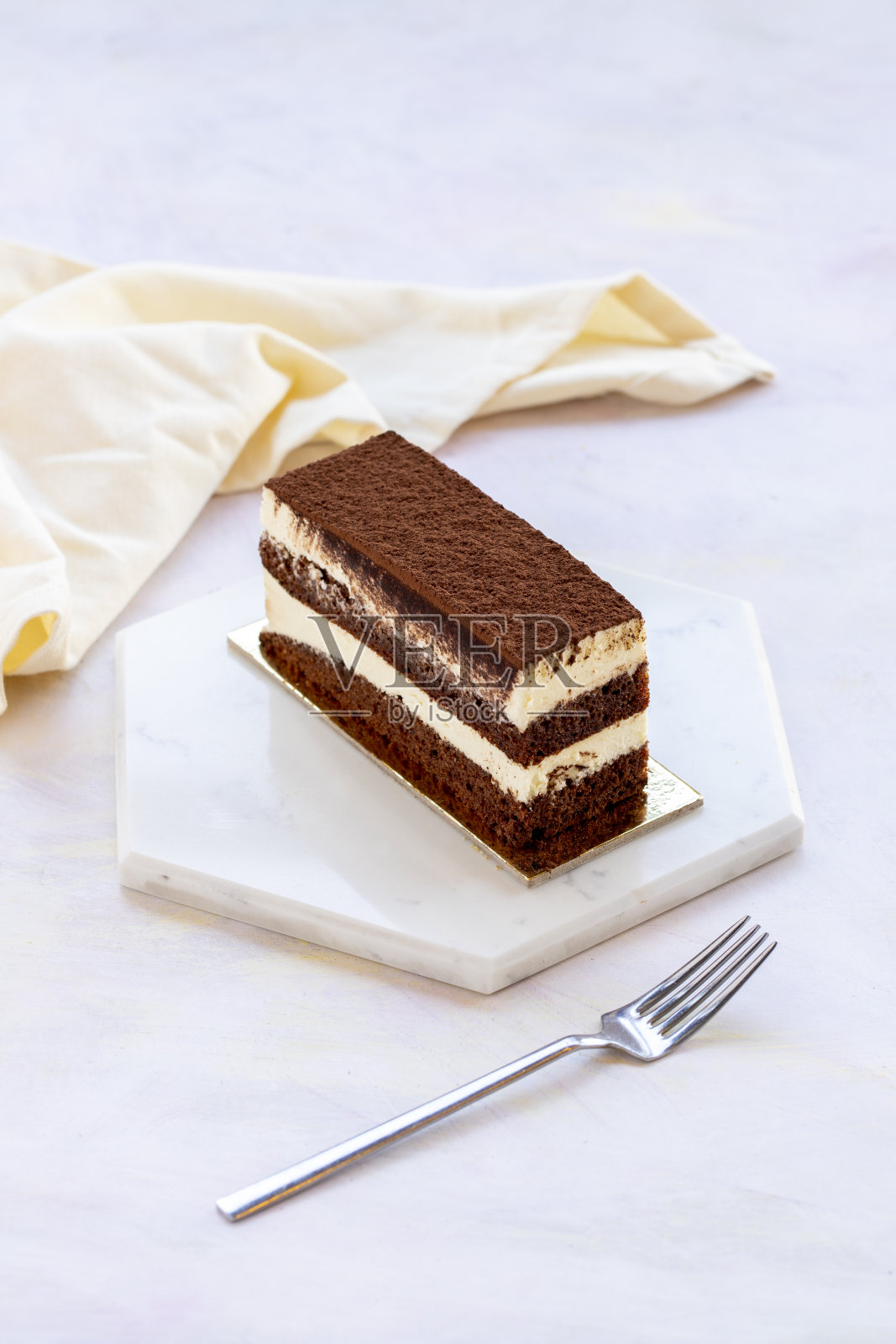 提拉米苏蛋糕照片摄影图片