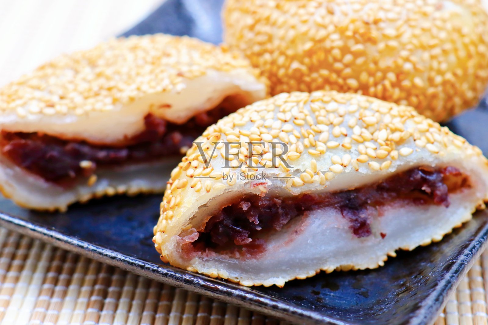 芝麻饺子(戈马dango)照片摄影图片