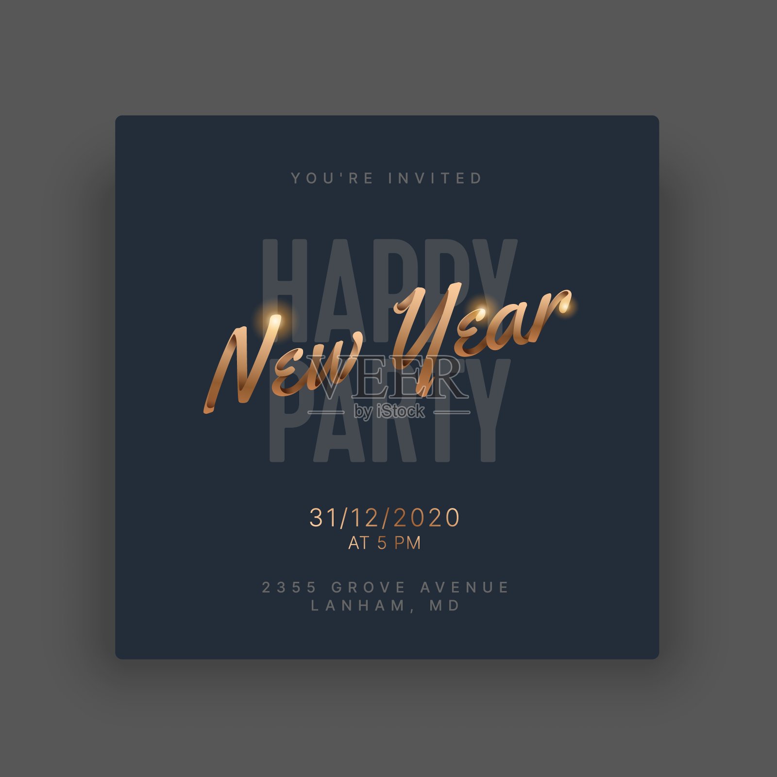 2021年新年快乐，圣诞快乐。布局模板。设计模板素材