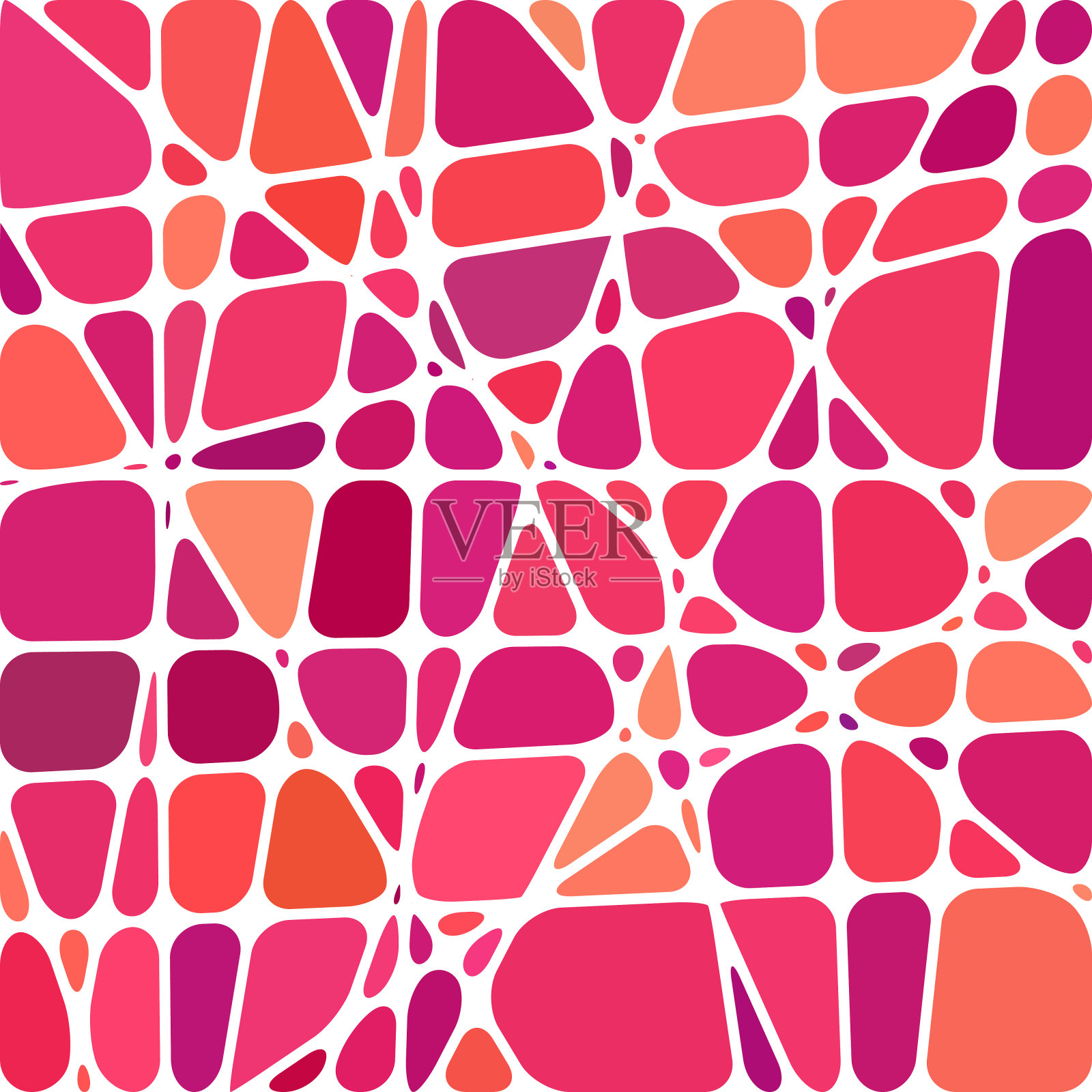 抽象彩色玻璃马赛克背景插画图片素材