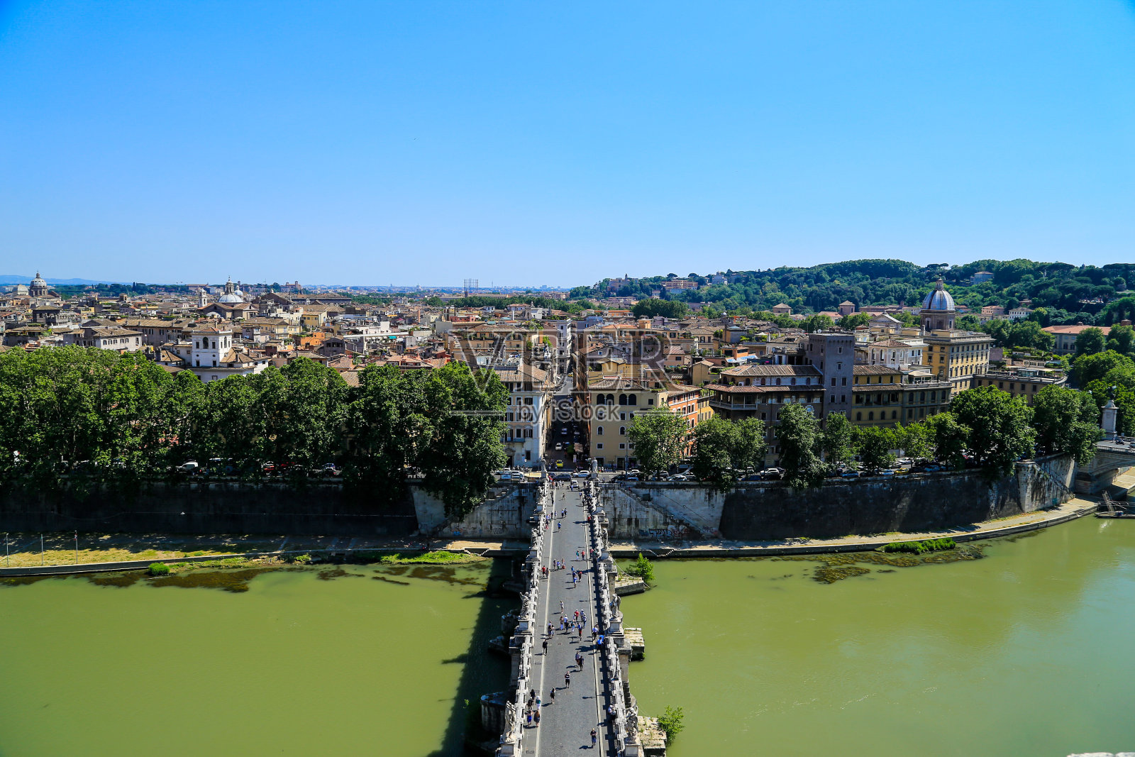 罗马的台伯河照片摄影图片