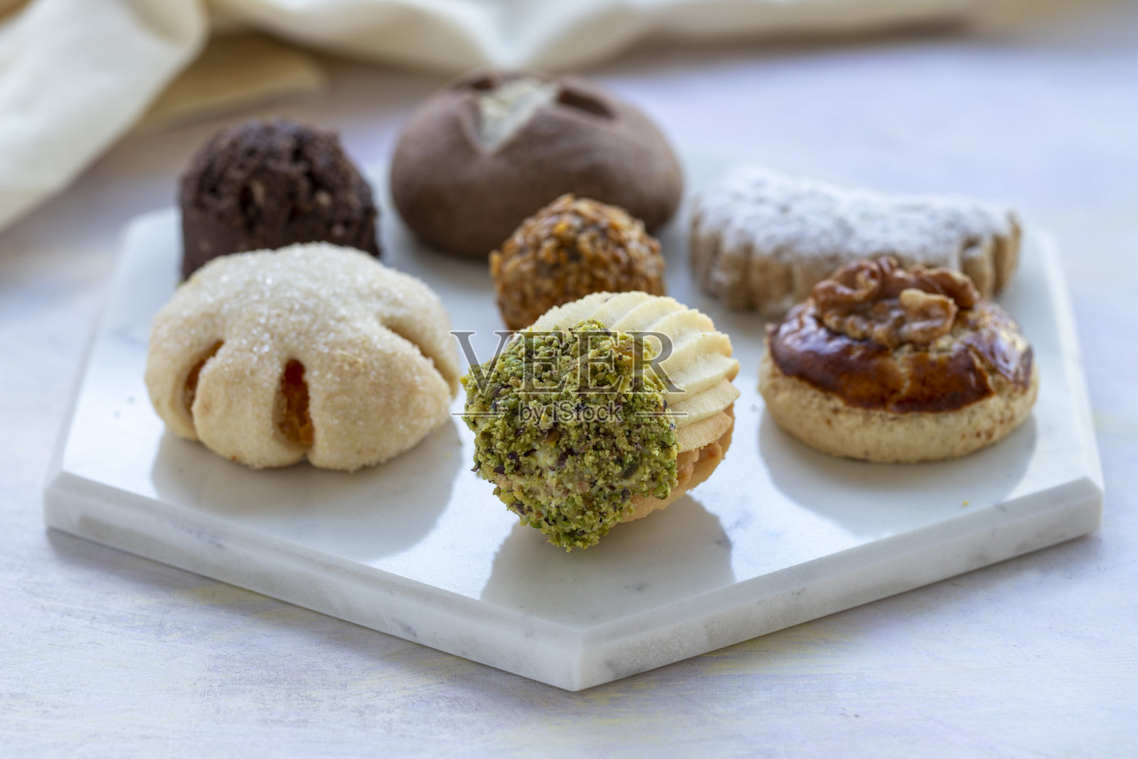 美味的曲奇饼照片摄影图片