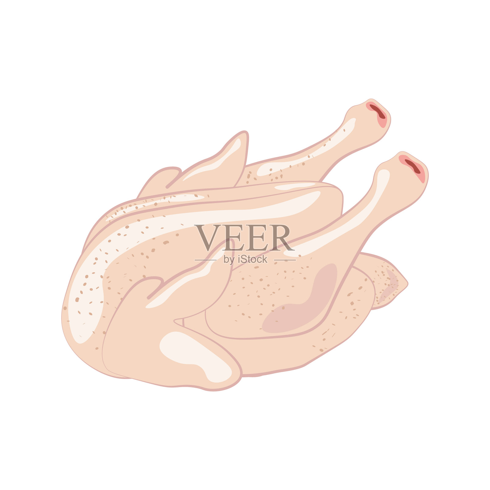 鸡，禽肉，有机家禽设计元素图片