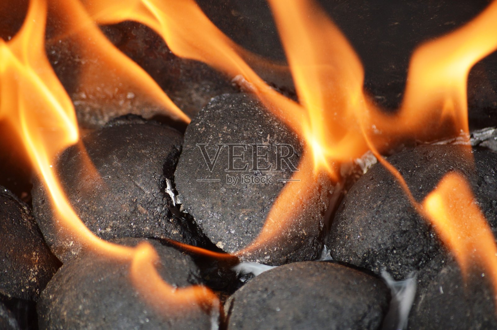 火焰之舌的质感照片摄影图片