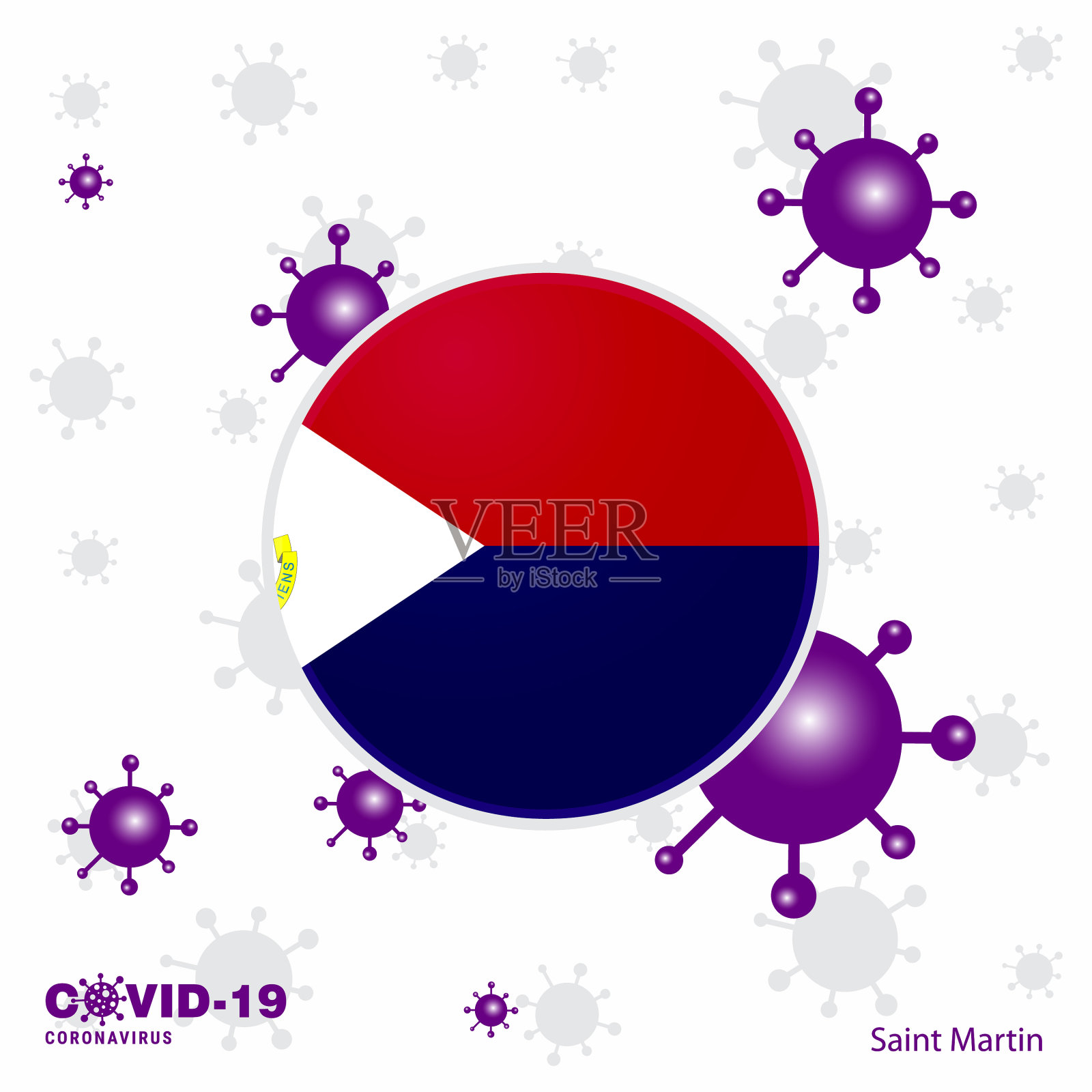 为圣马丁祈祷插画图片素材