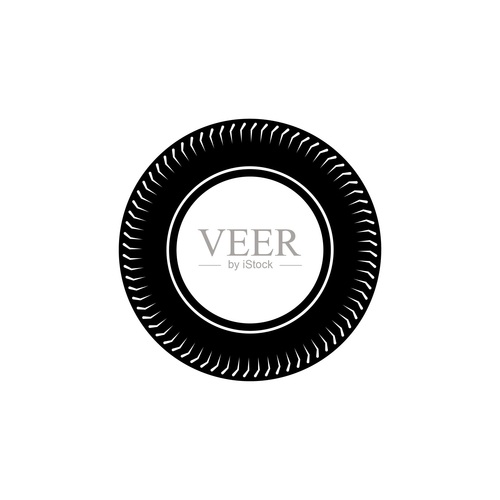 轮胎图标符号矢量插图插画图片素材