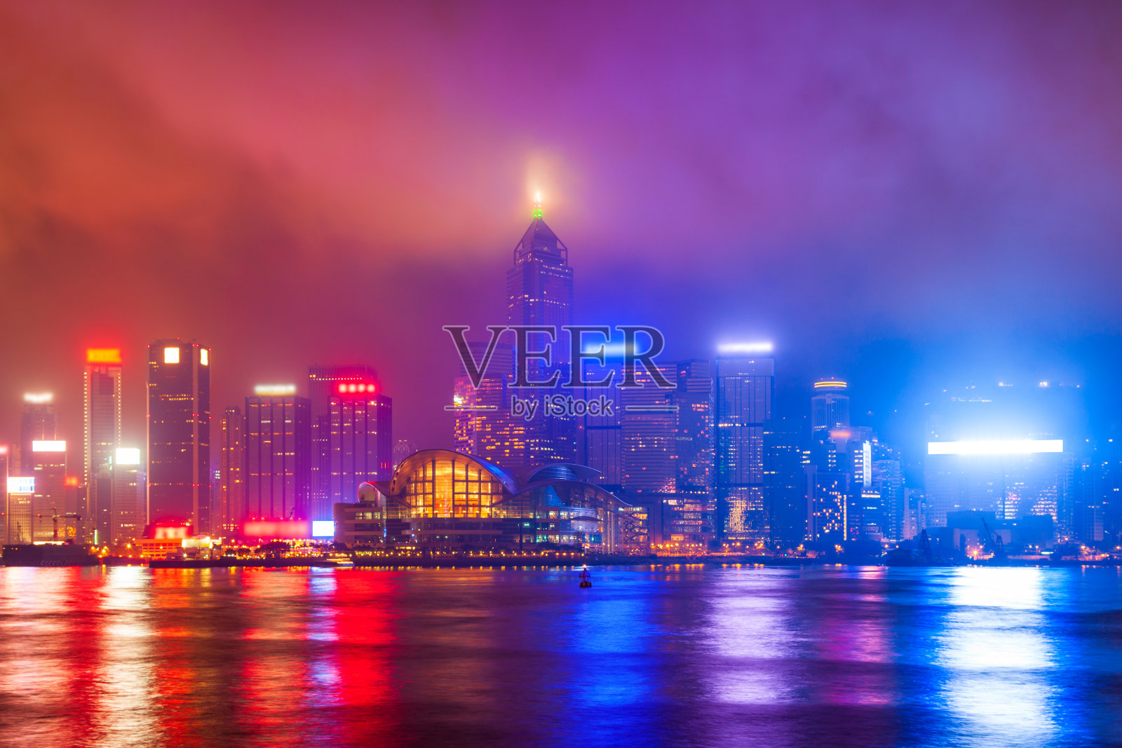 中国香港城市天际线照片摄影图片