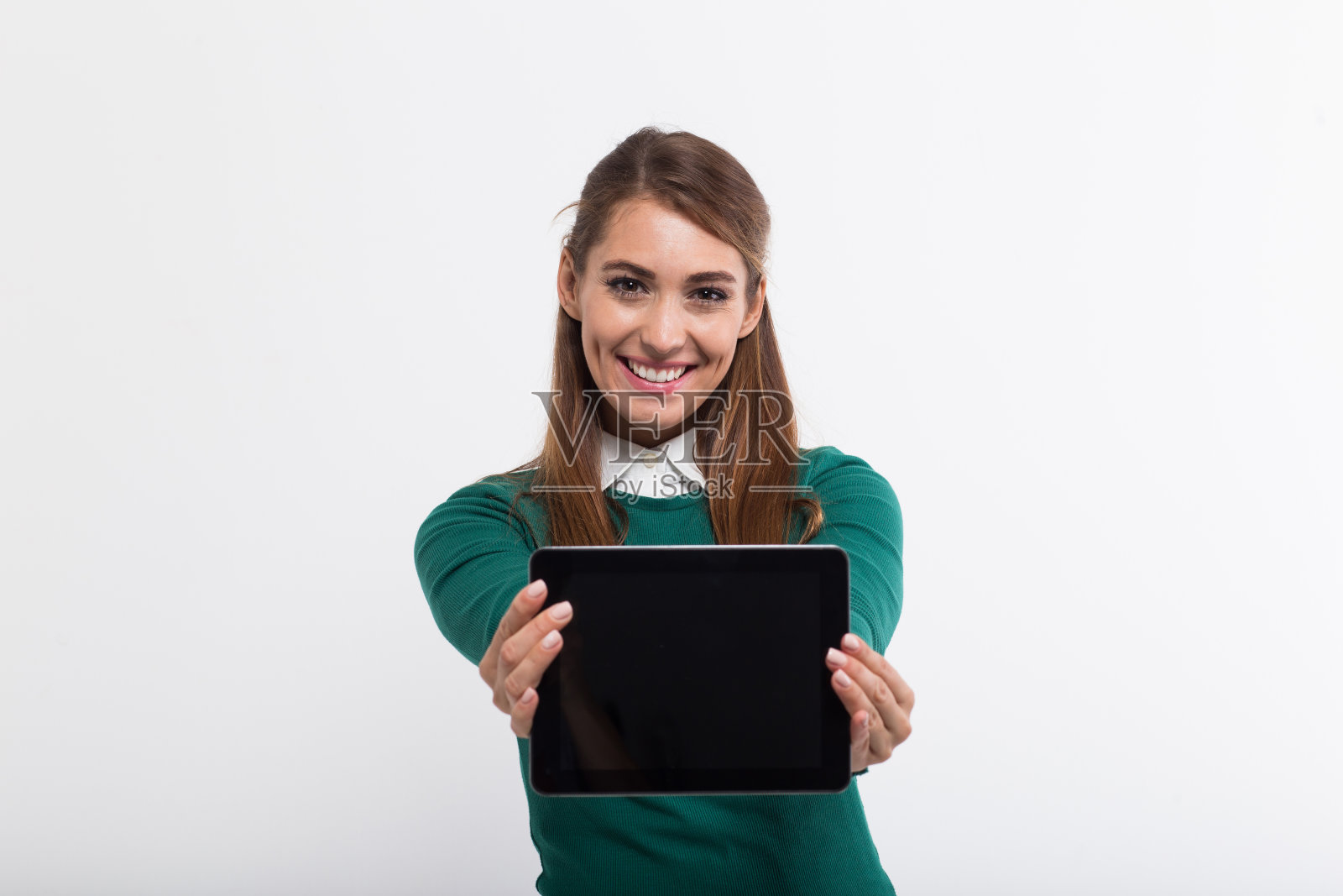 新平板电脑的广告照片摄影图片