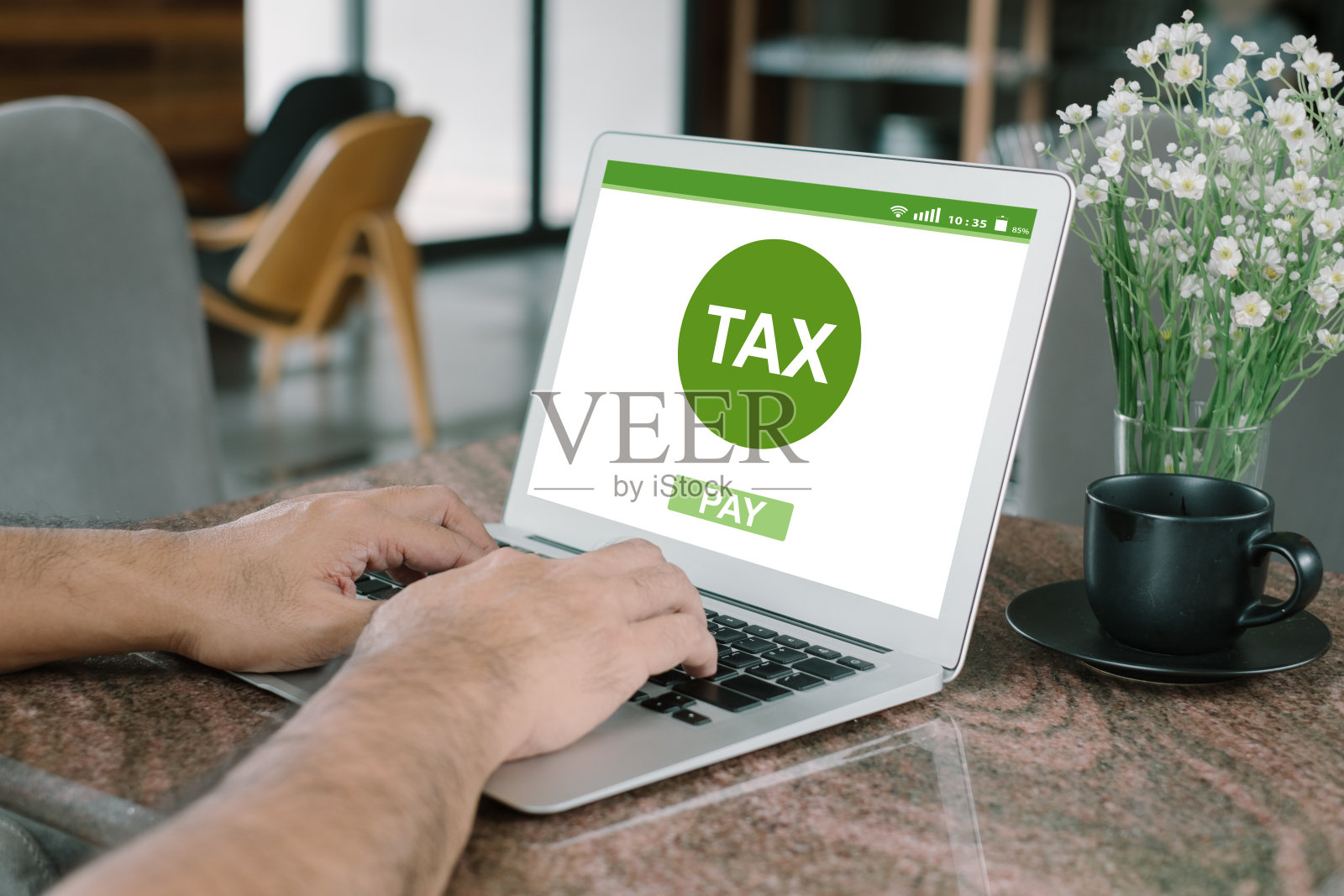 网上申报税照片摄影图片