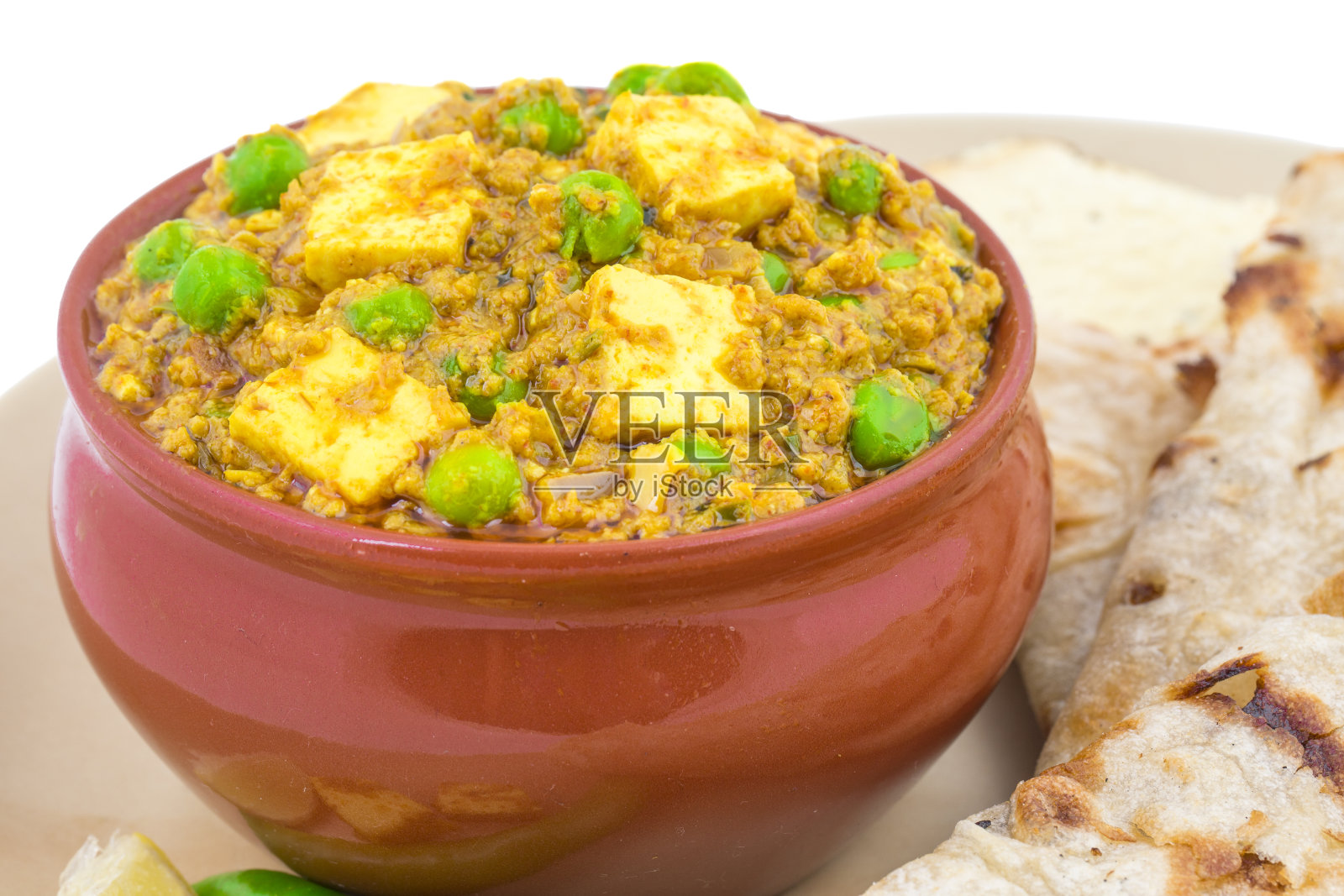 印度奶酪是一种素食的北印度菜照片摄影图片