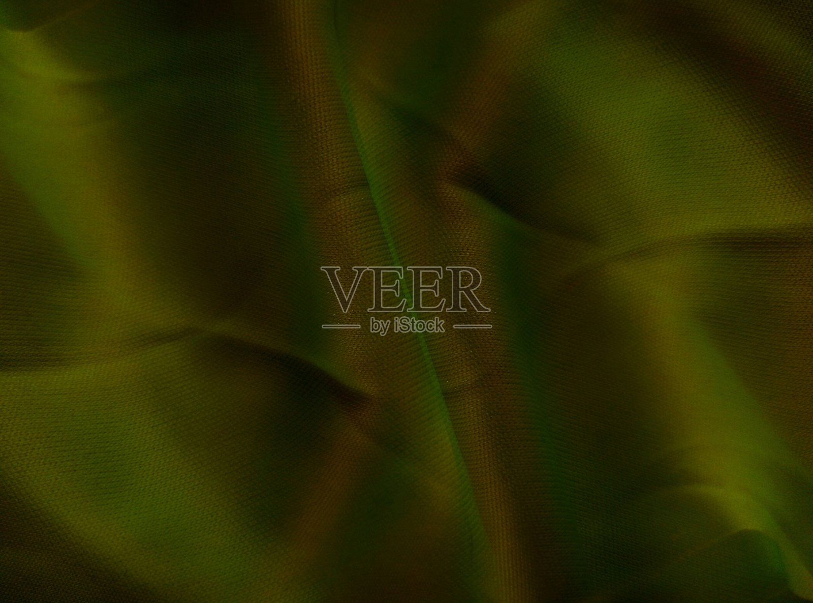 表面波浪形天然深绿色布纹理照片摄影图片