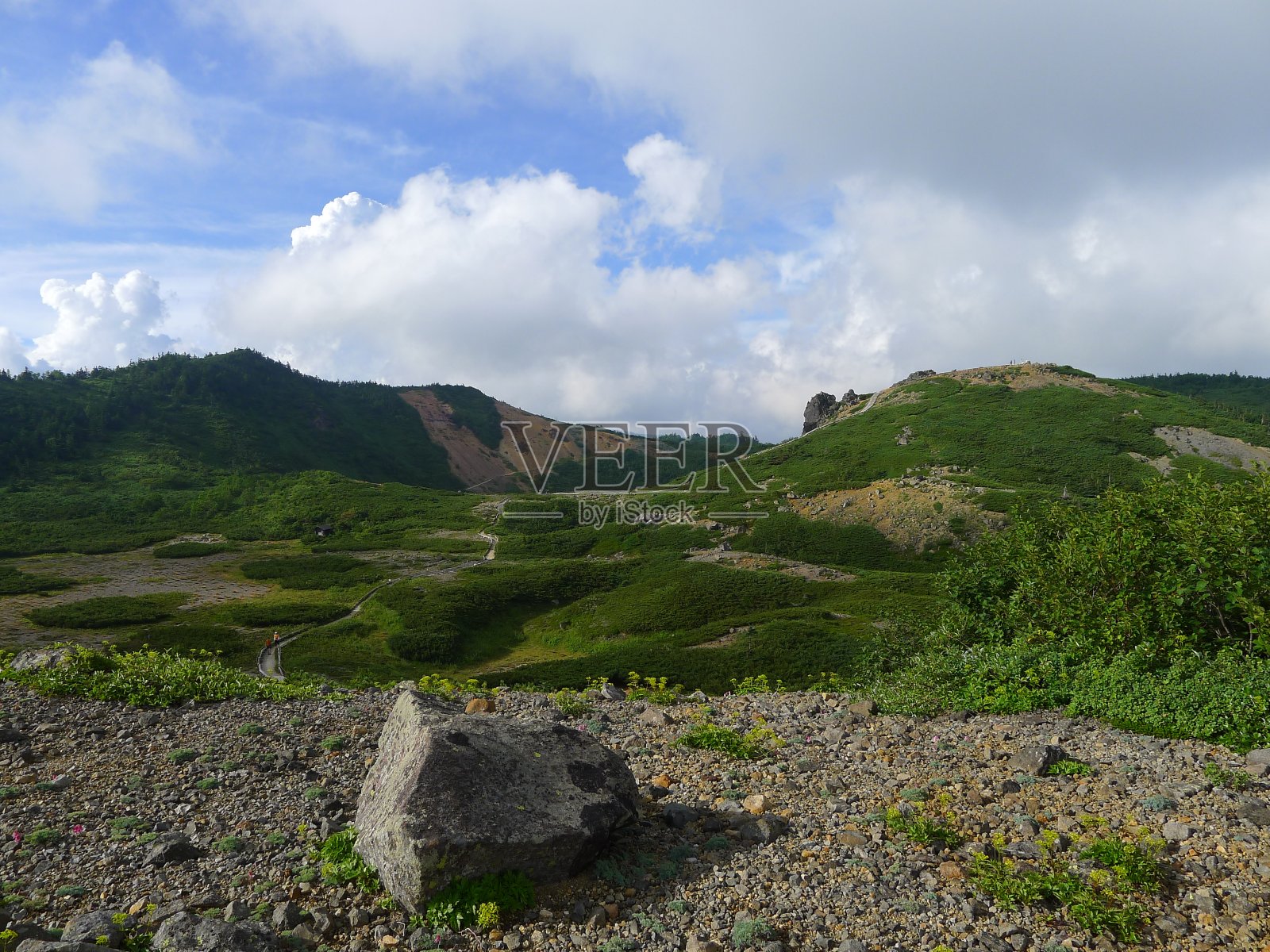 kusatsushirezan(日本，Joshinetsu国家公园，Kusatsushirane山)照片摄影图片