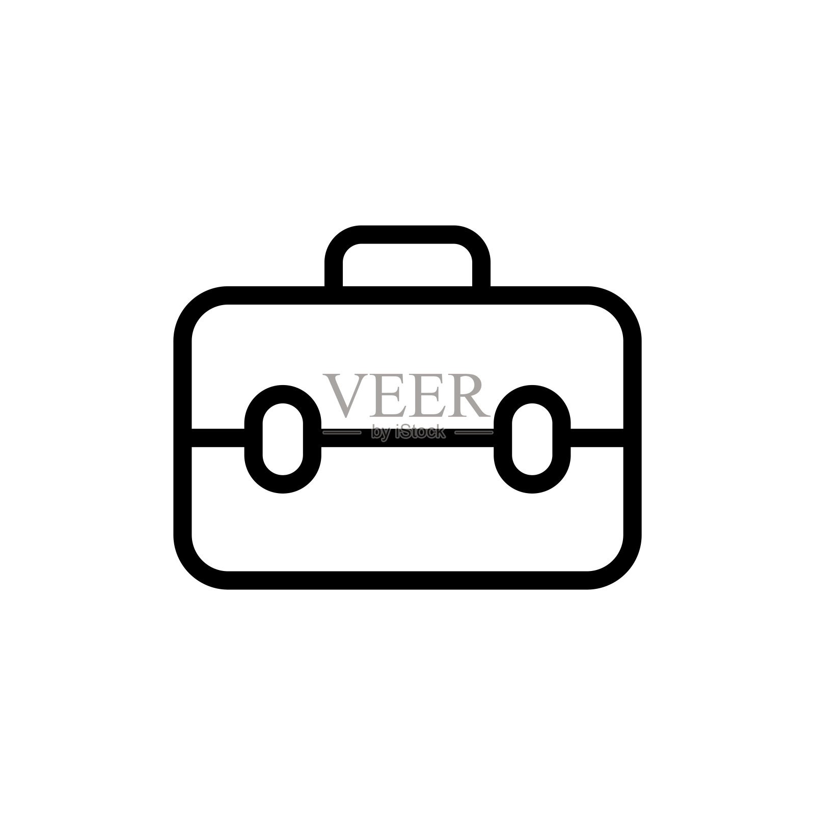 公文包图标矢量设计模板图标素材