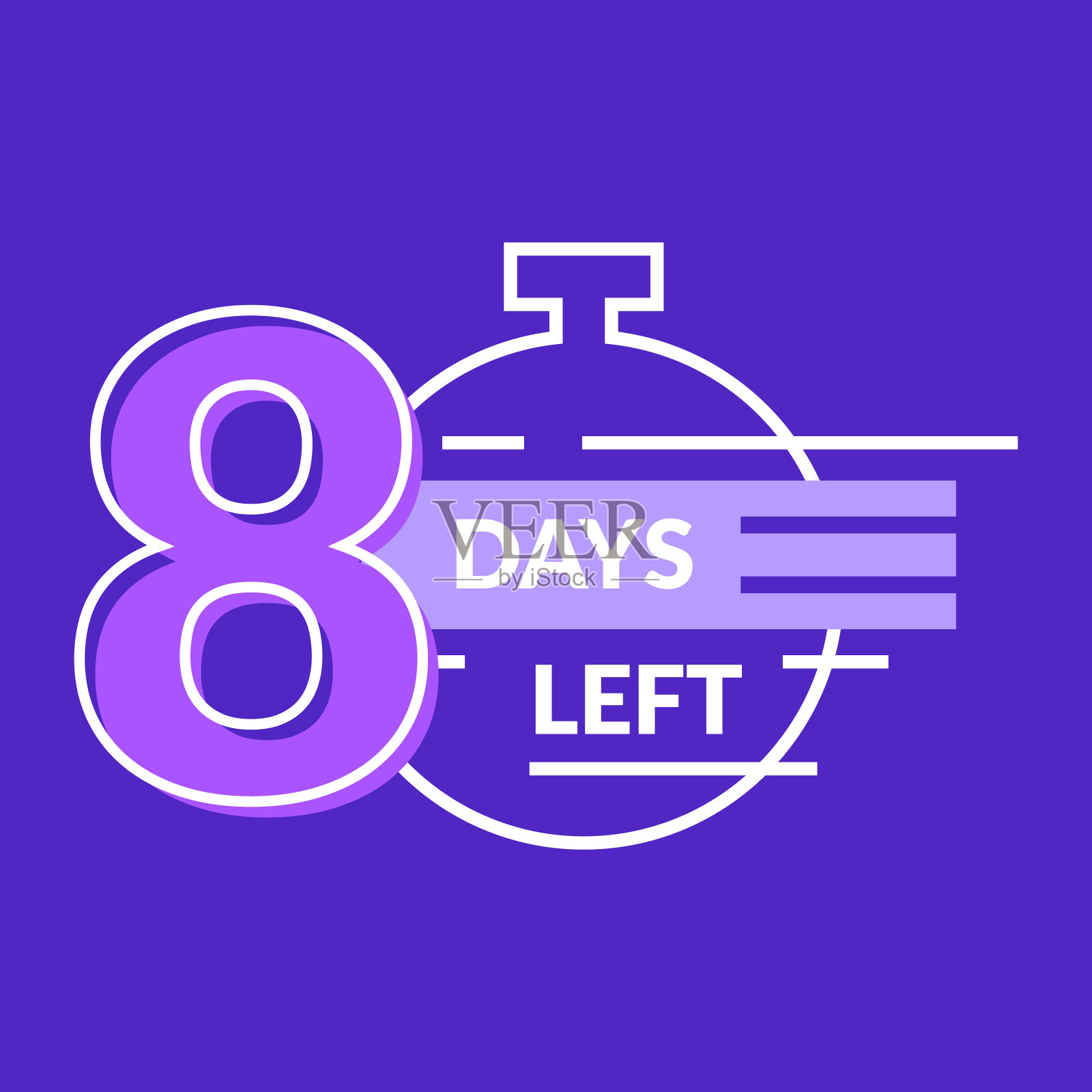 日左警徽细线设。向量插画图片素材