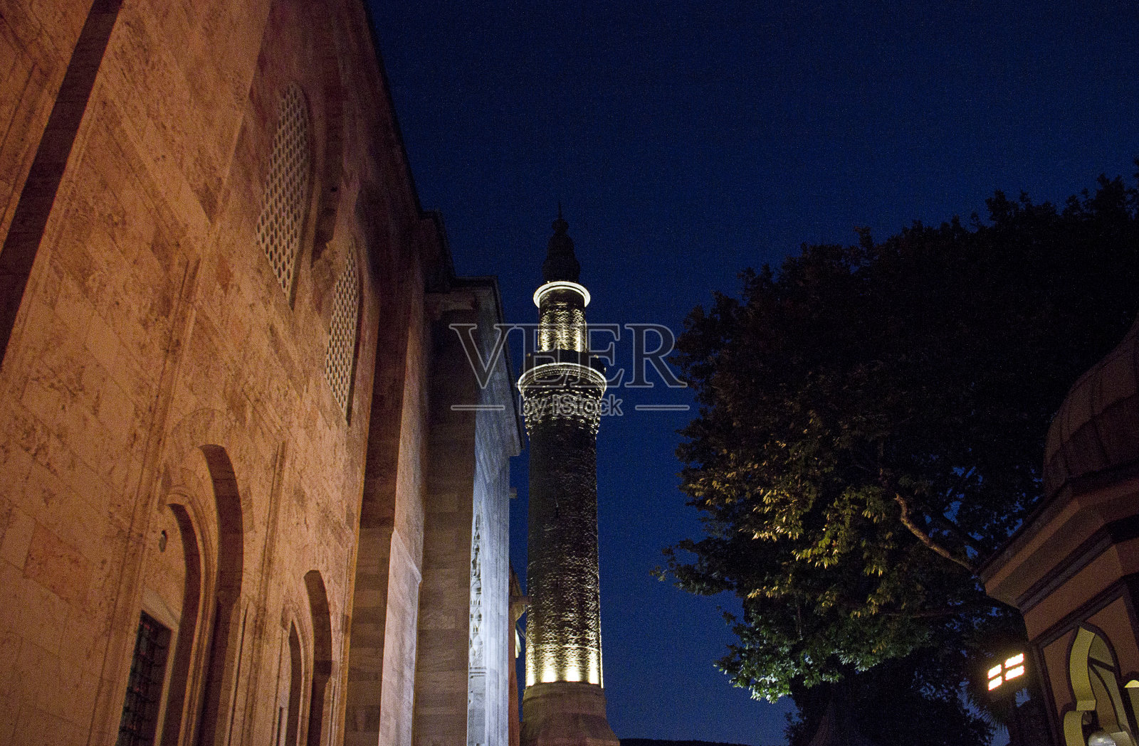 土耳其布尔萨大清真寺照片摄影图片