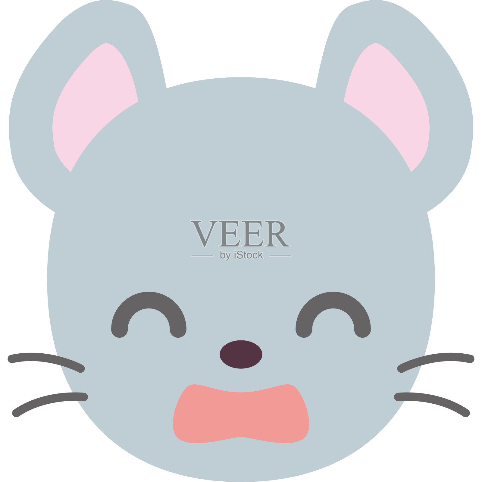 可爱的鼠标表情设计元素图片