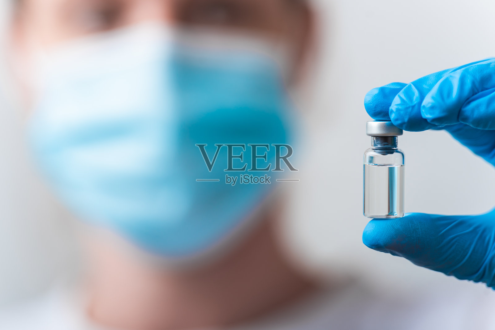 冠状病毒COVID-19治疗烧瓶照片摄影图片