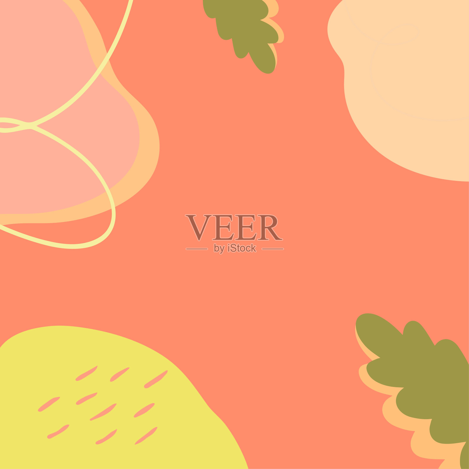 无缝模式与手绘抽象点，涂鸦插画图片素材