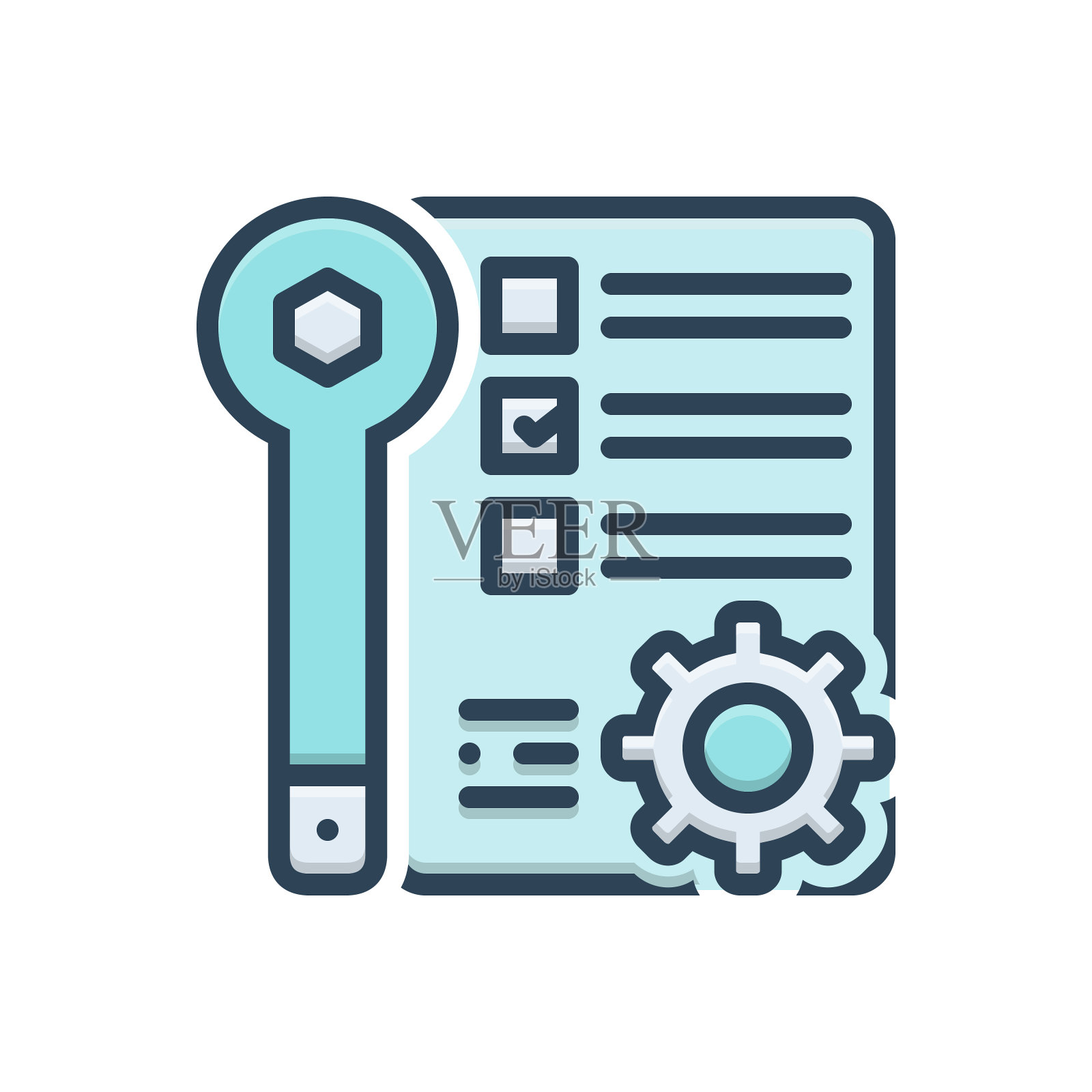 售后服务维修插画图片素材