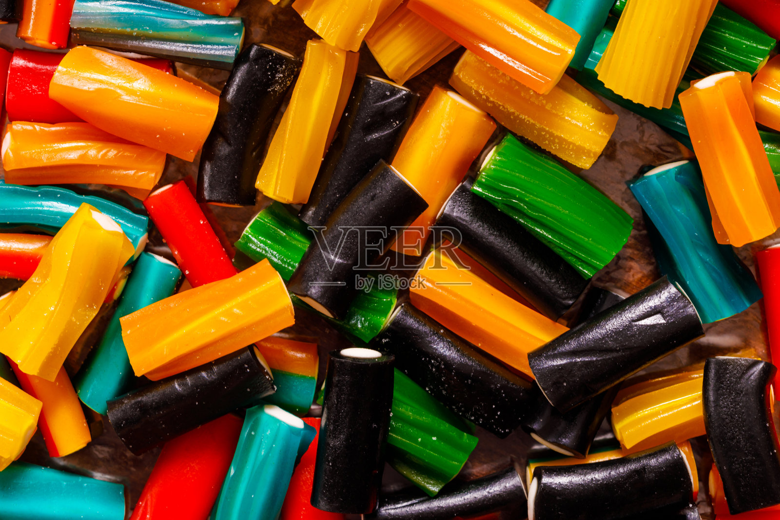 多色的果酱。甜的甜点照片摄影图片