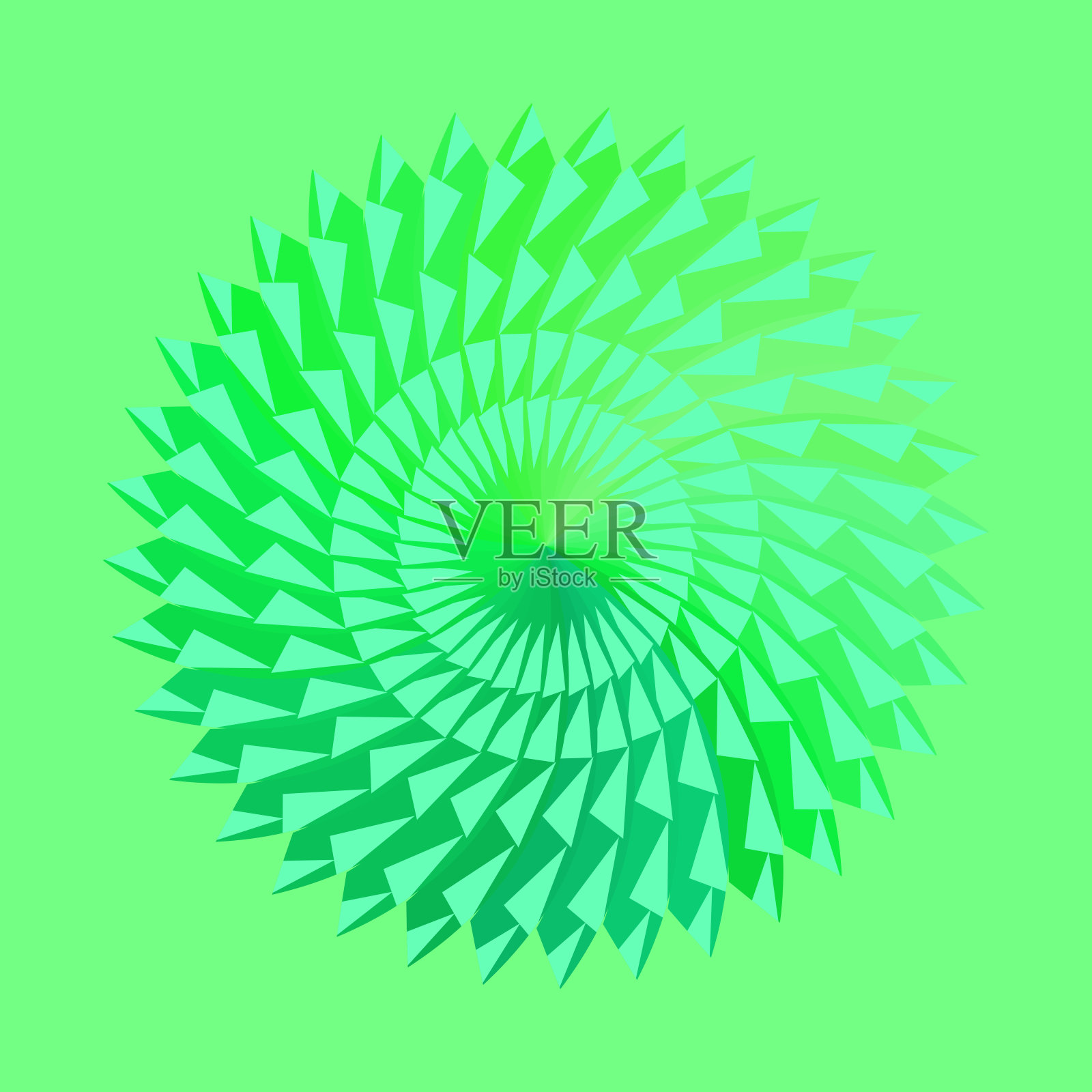 抽象背景纹理与射线漩涡几何图标形状矢量插图图案无缝墙纸艺术平面设计现代风格插画图片素材