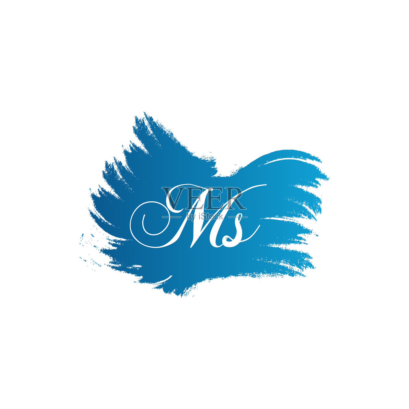 初始ms字母标识设计模板摘要设计元素图片